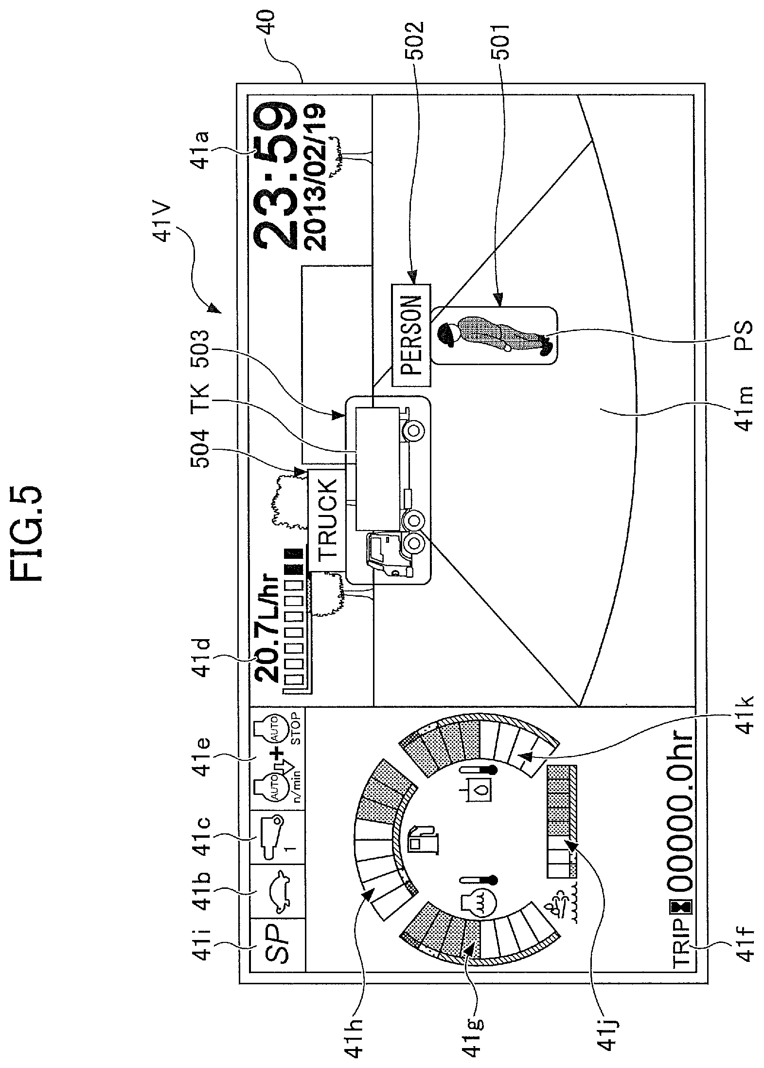 Patent US12320096 Figure 6 – Shovel and shovel assist system