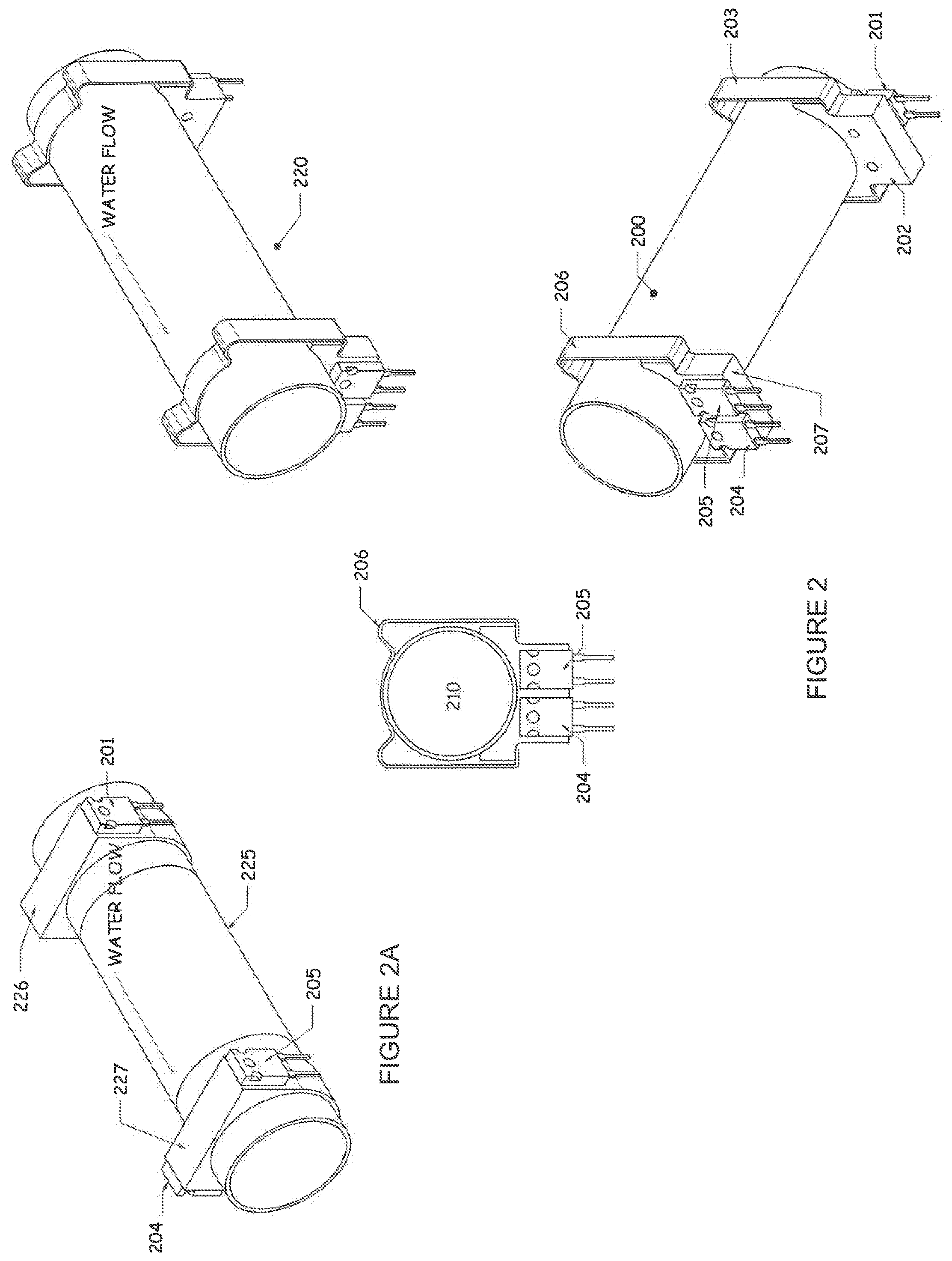 Patent US12320102 Figure 2 – Thermal dispersion flow meter with fluid leak detection and freeze burst prevention