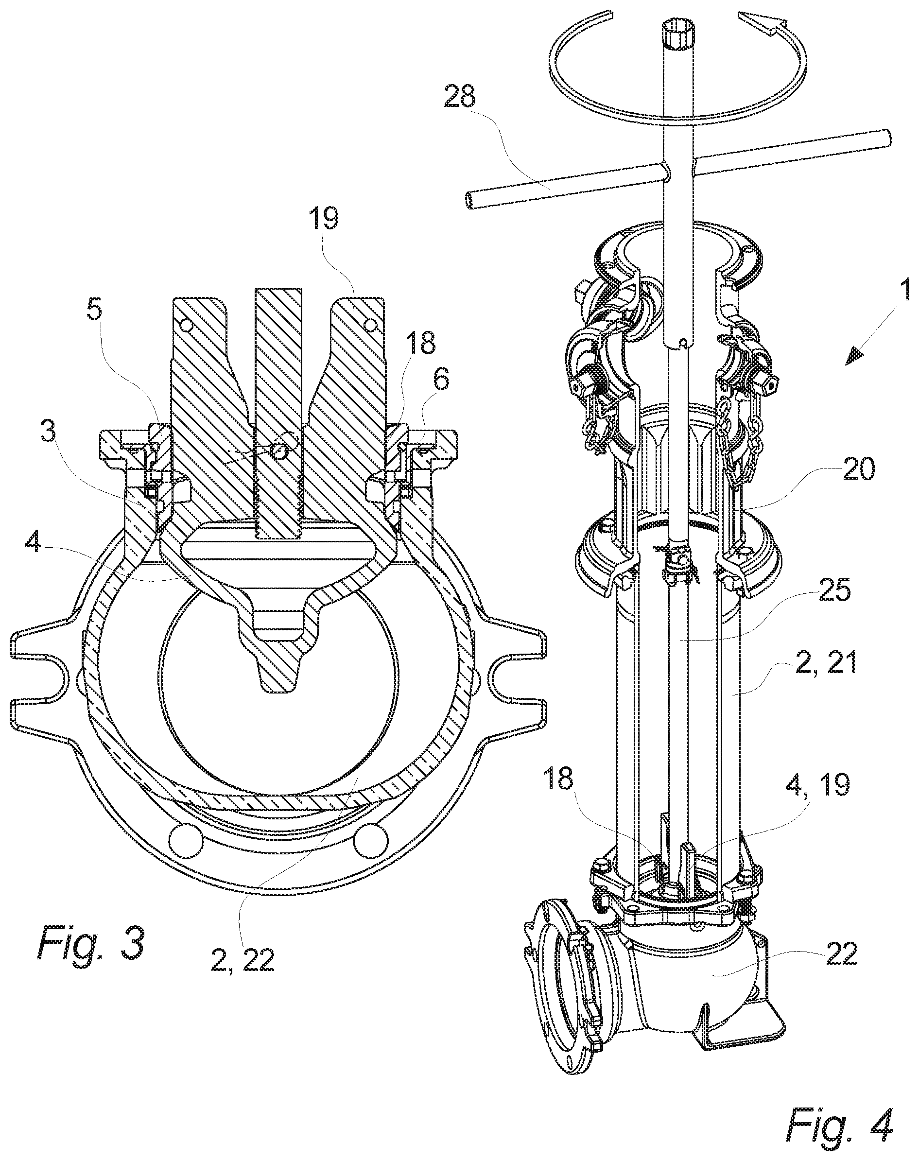 Patent US12320103 Figure 3 – Hydrant comprising a hydrant housing and a valve seat and a method for mounting a valve seat in a hydrant