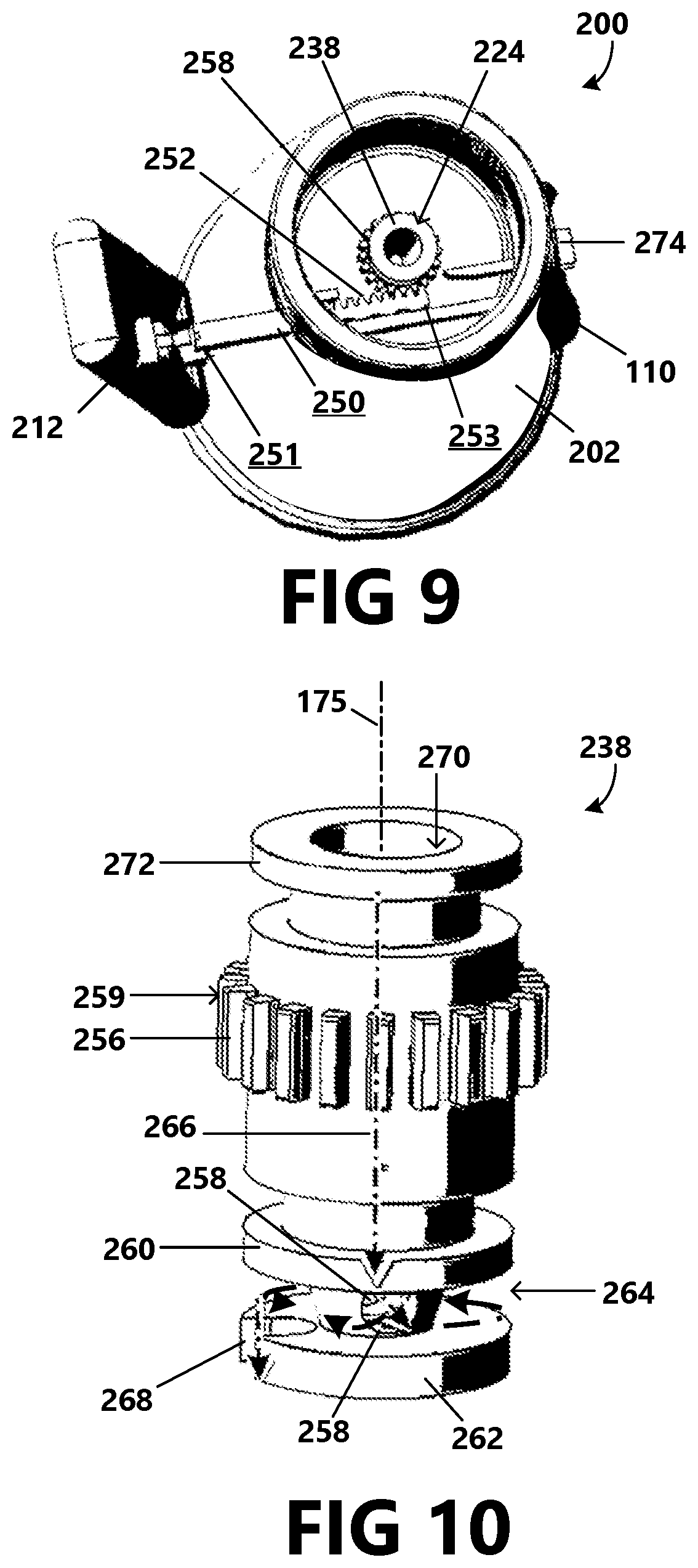 Patent US12320104 Figure 7 – Modulated stream pattern spray head