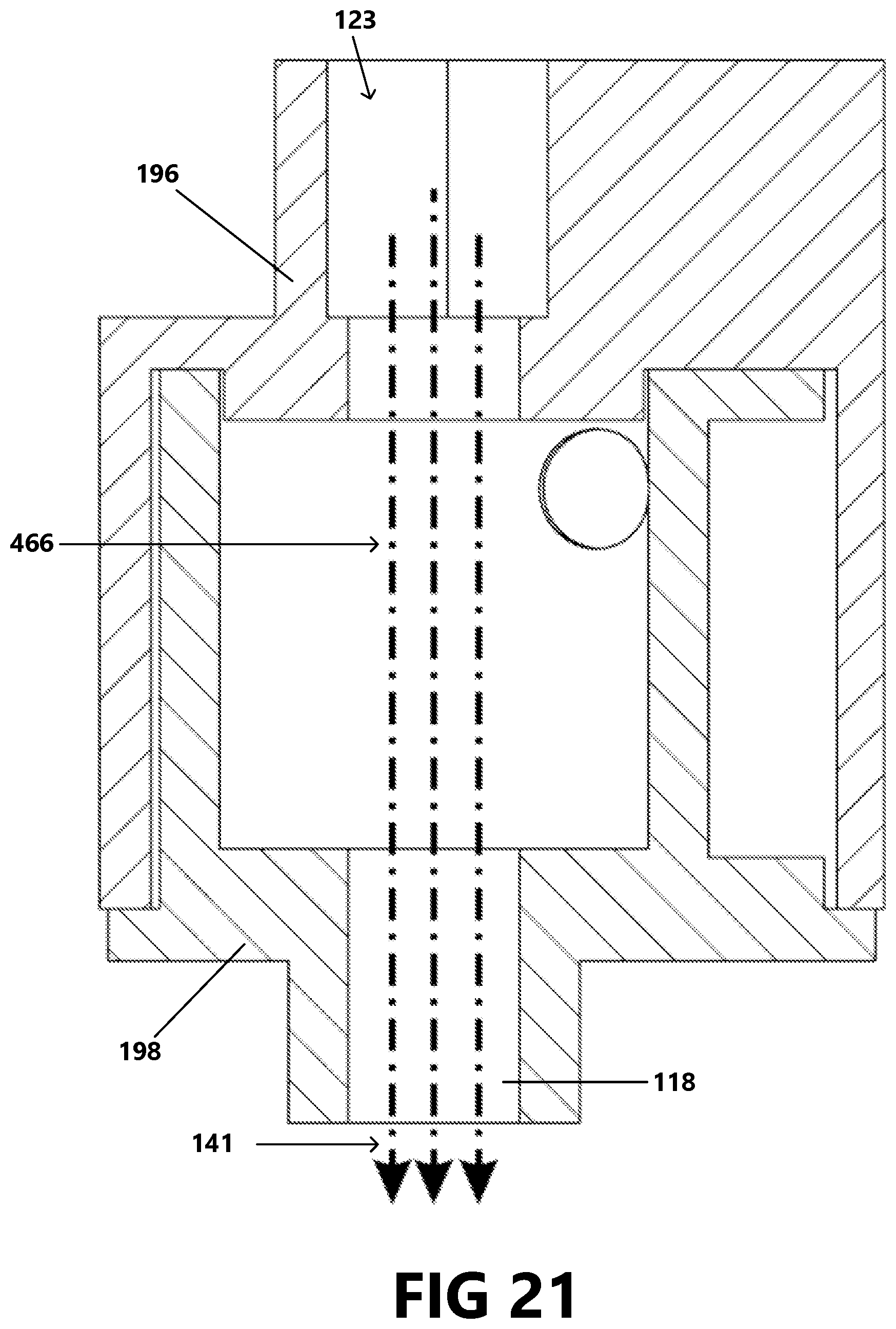 Patent US12320104 Figure 12 – Modulated stream pattern spray head
