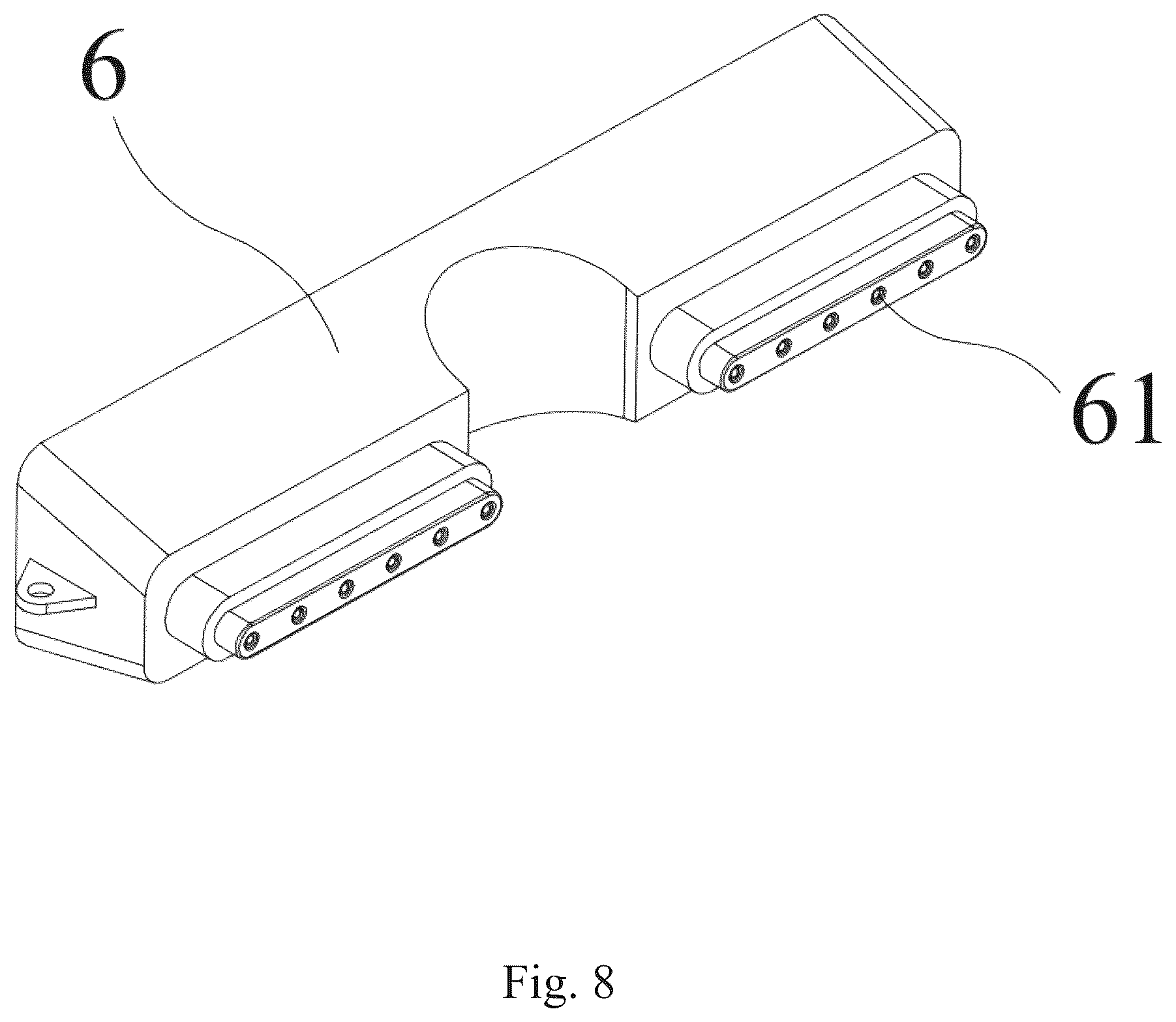 Patent US12320105 Figure 8 – Shower head and receptacle combination device with outlet water filtering function