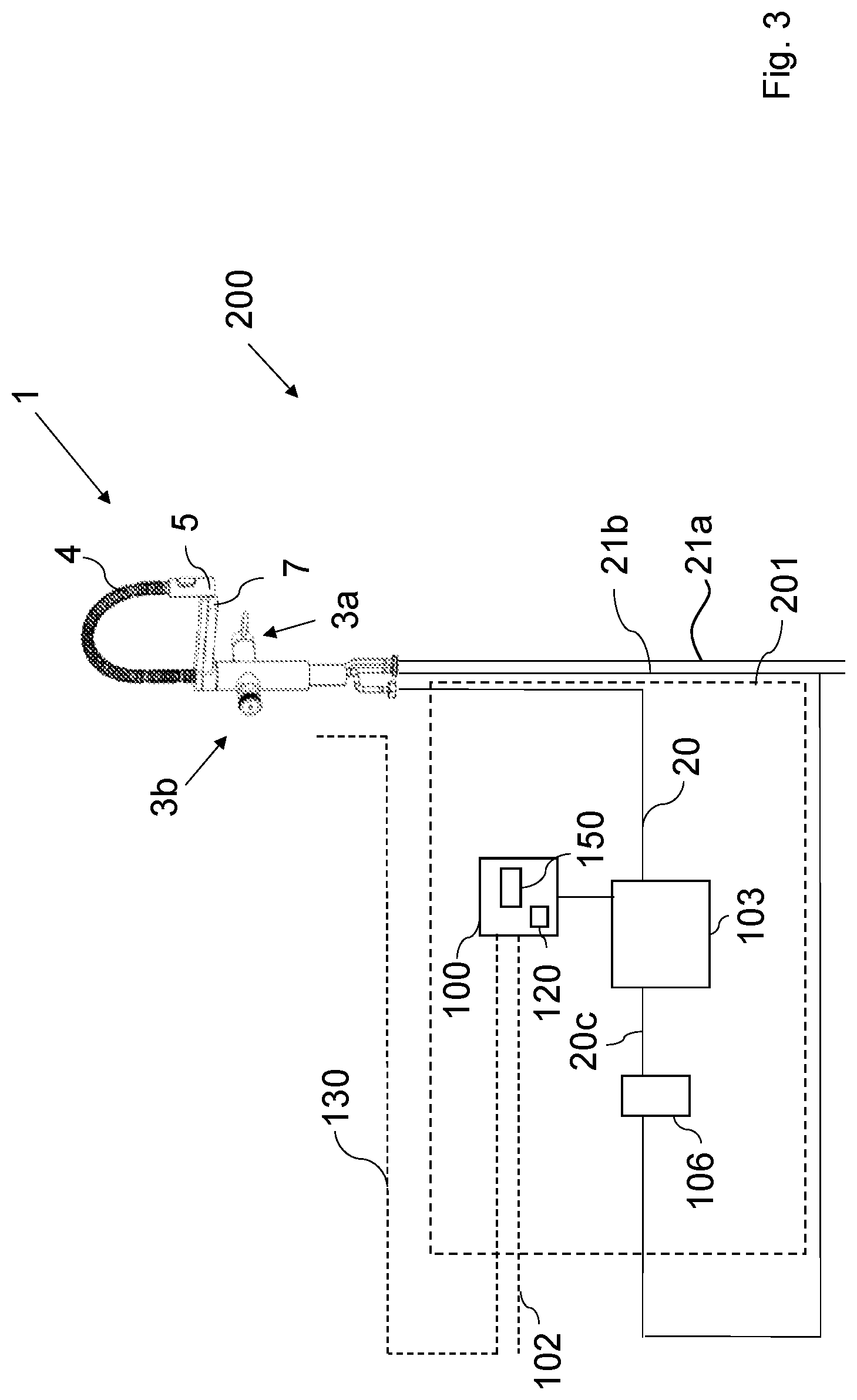 Patent US12320106 Figure 3 – Sanitary system for dispensing treated liquids