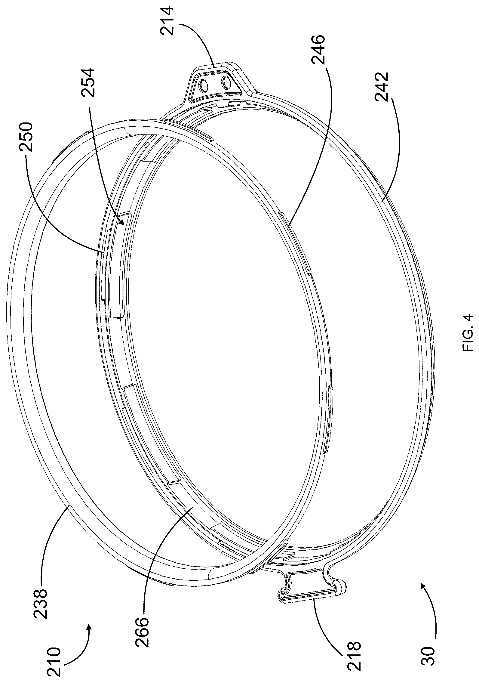 Patent US12320107 Figure 4 – Shower adapter device