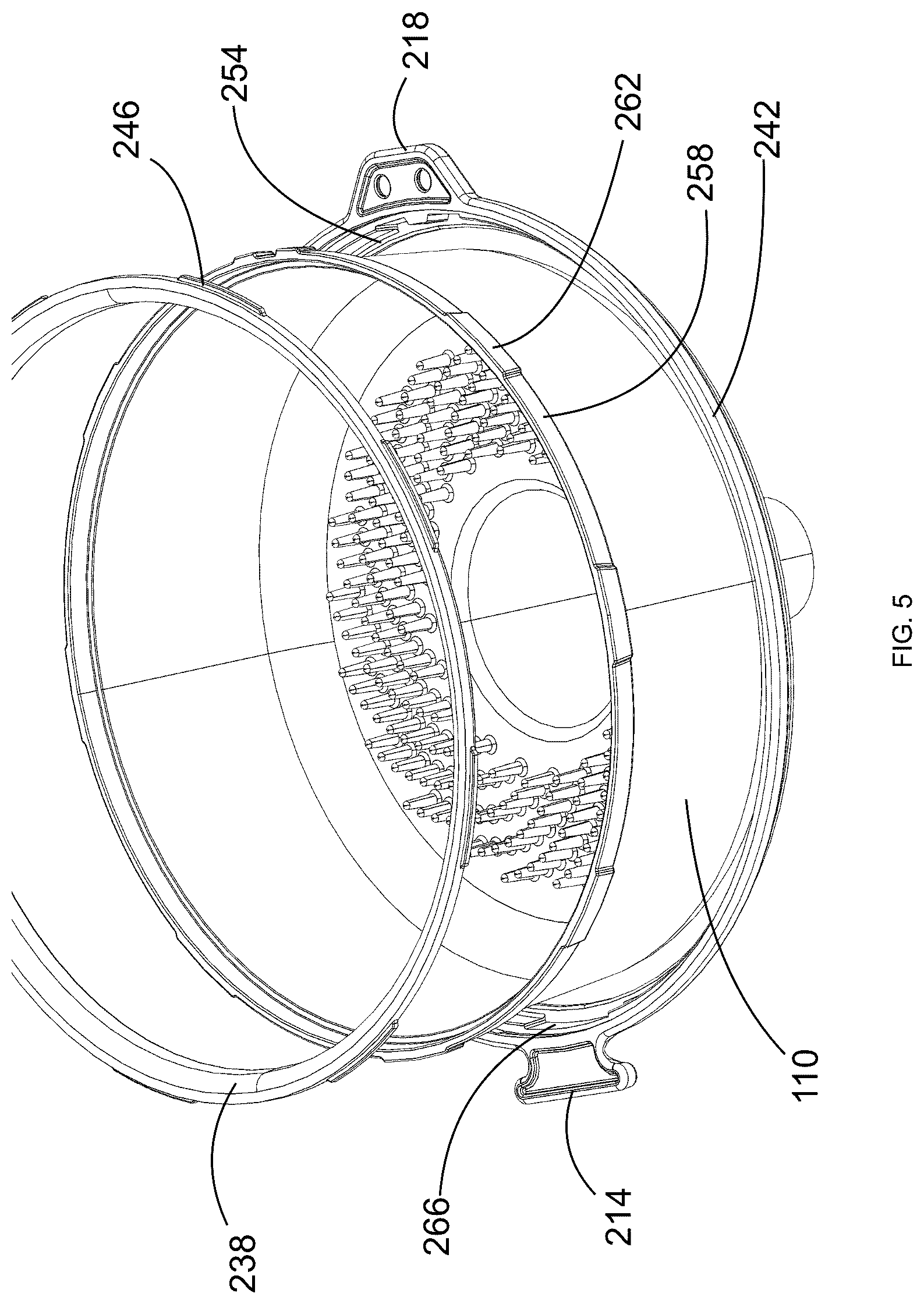 Patent US12320107 Figure 5 – Shower adapter device