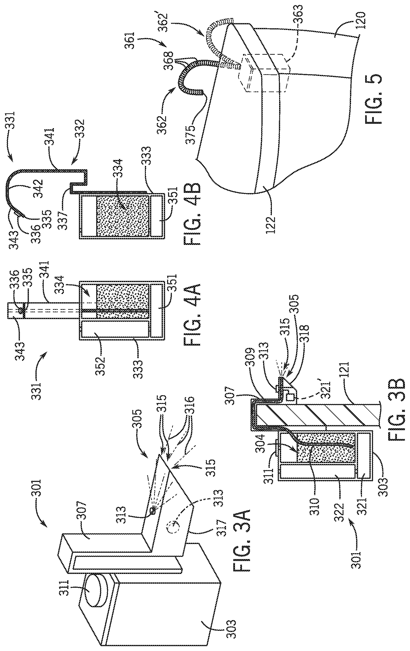 Patent US12320110 Figure 2 – Clean toilet and accessories