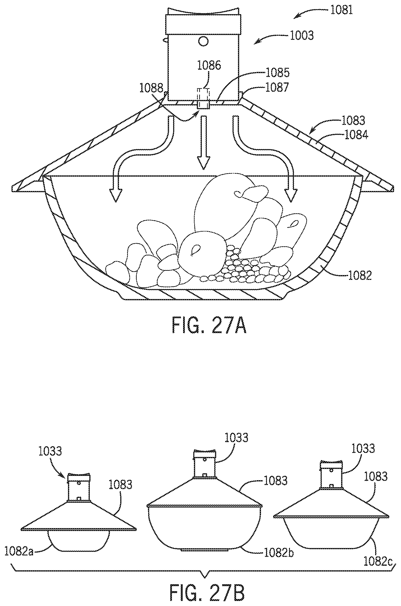 Patent US12320110 Figure 14 – Clean toilet and accessories
