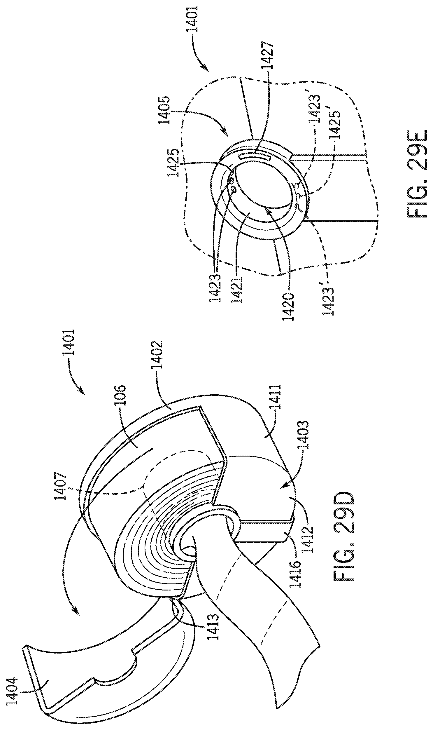 Patent US12320110 Figure 17 – Clean toilet and accessories