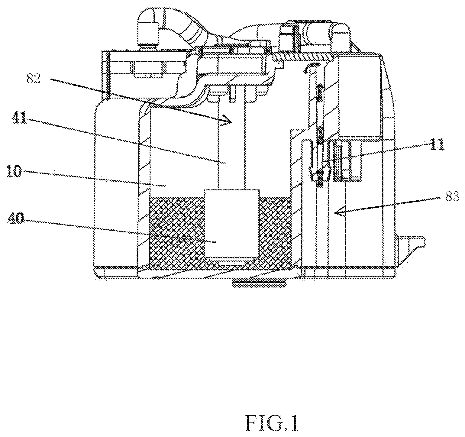 Patent US12320111 Figure 1 – Water path self-detection method for cleaning device and control device therefor