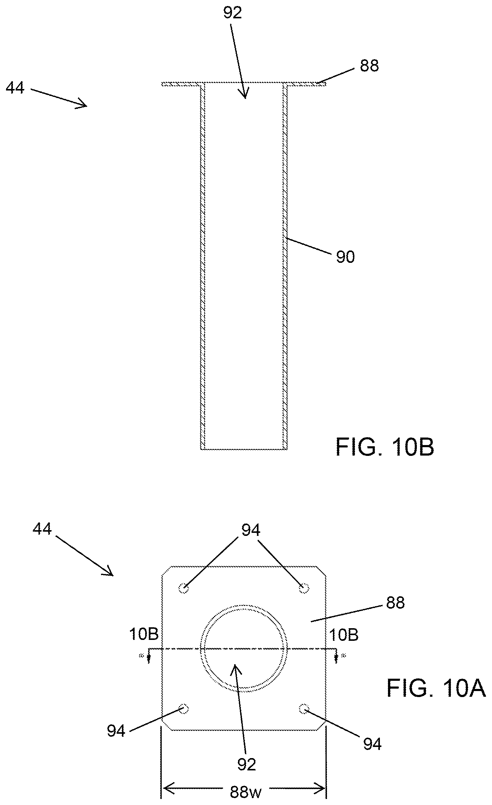 Patent US12320112 Figure 10 – Modular drain assembly for pod constructed room