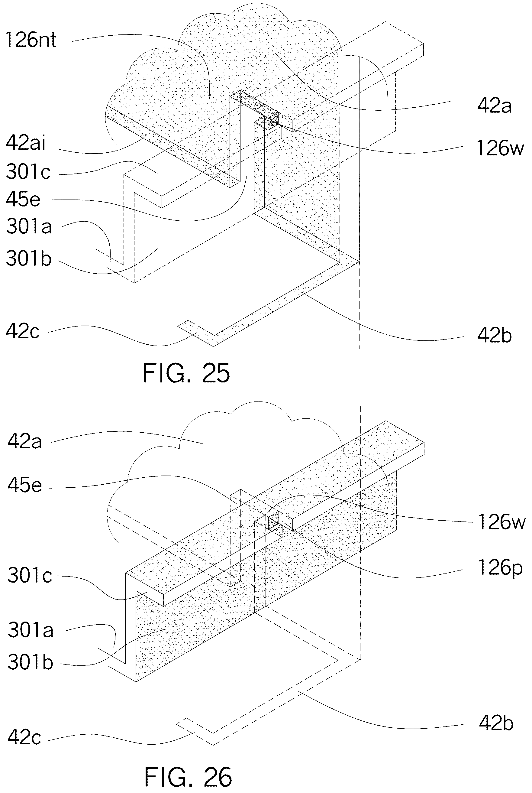 Patent US12320113 Figure 15 – Metal framing self-locking connectors