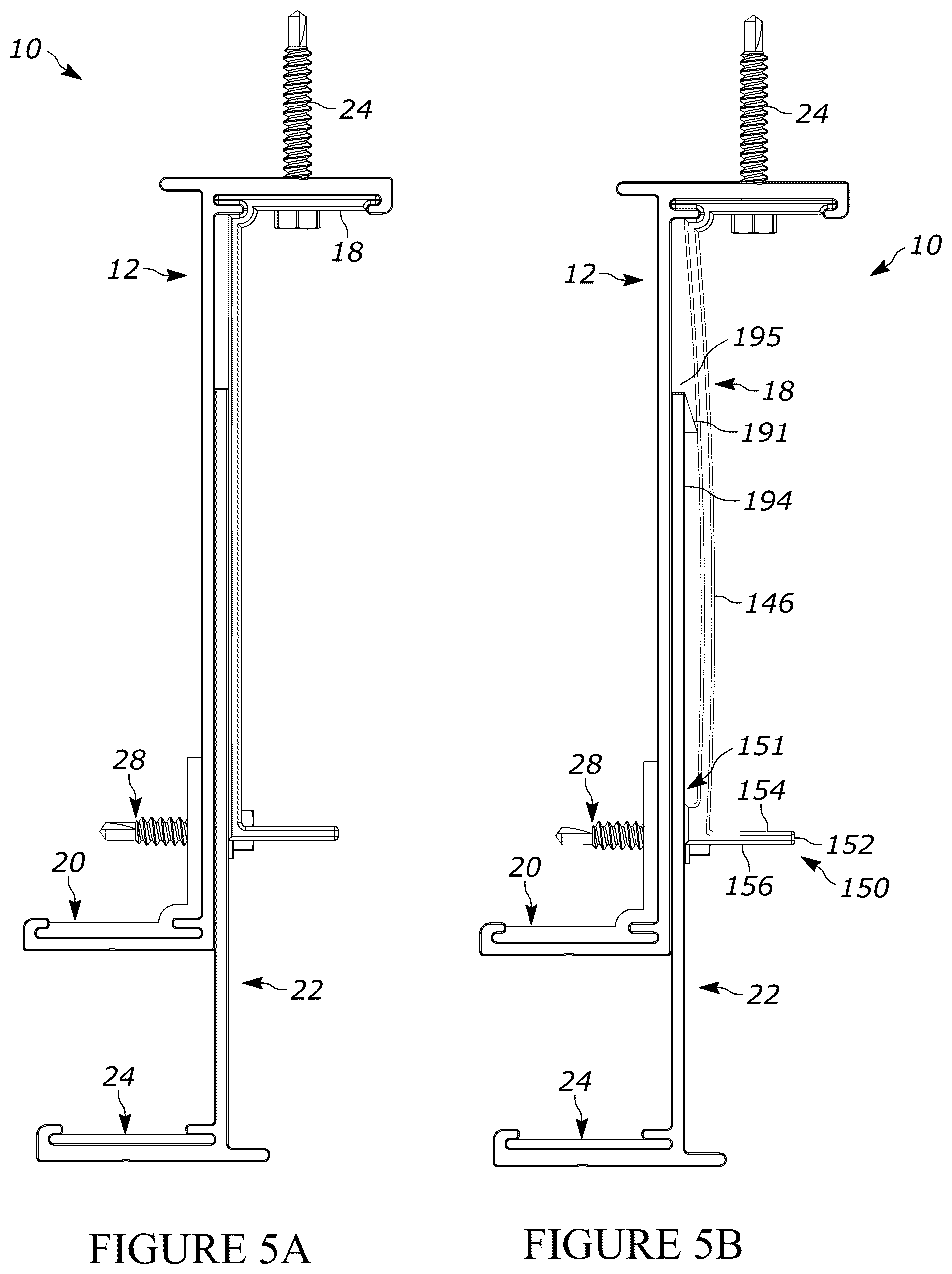Patent US12320114 Figure 5 – Method of installing an adjustable support system for a building structure