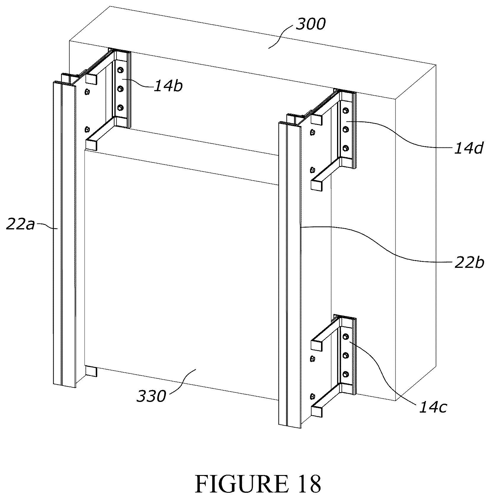 Patent US12320114 Figure 16 – Method of installing an adjustable support system for a building structure