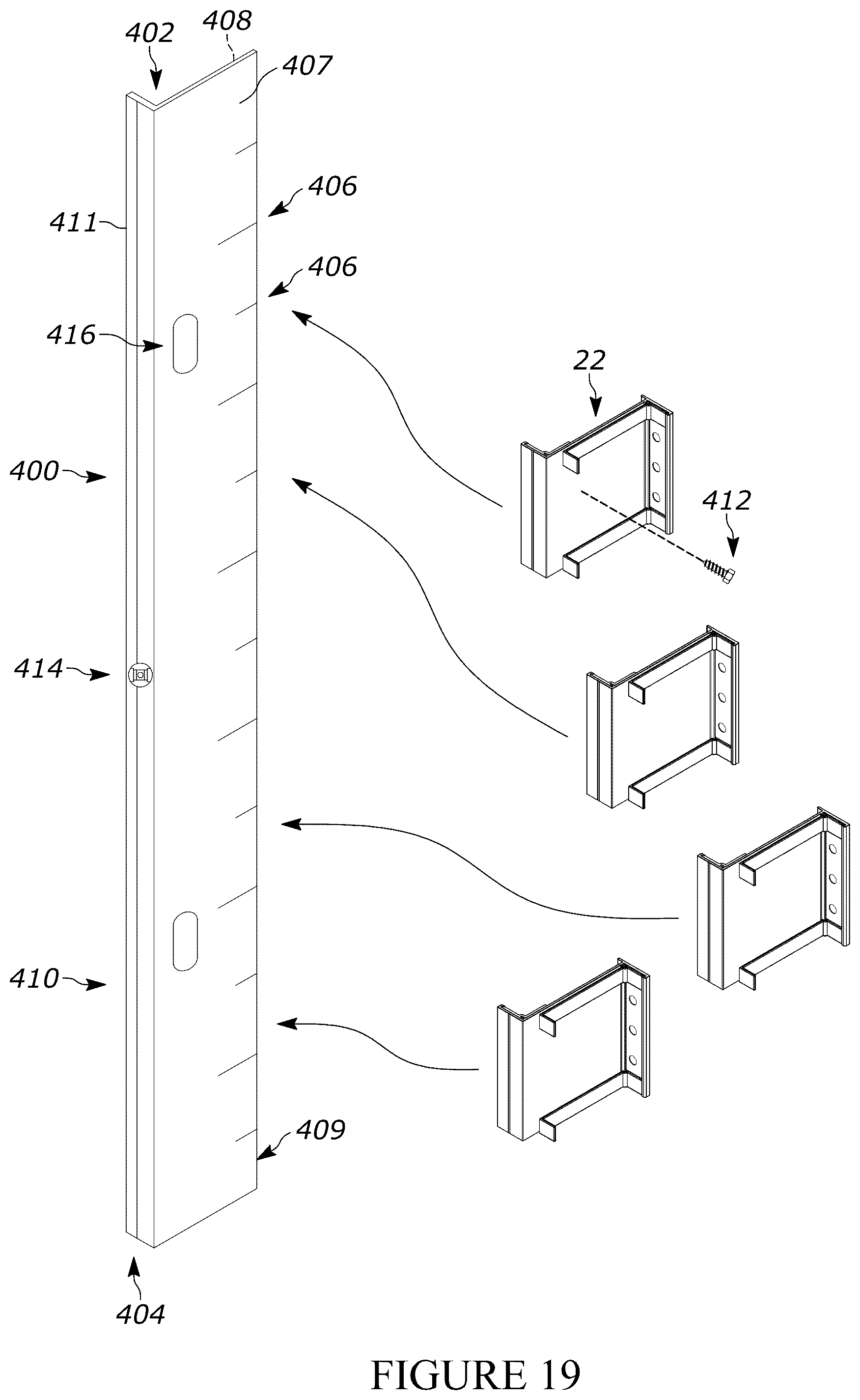 Patent US12320114 Figure 17 – Method of installing an adjustable support system for a building structure