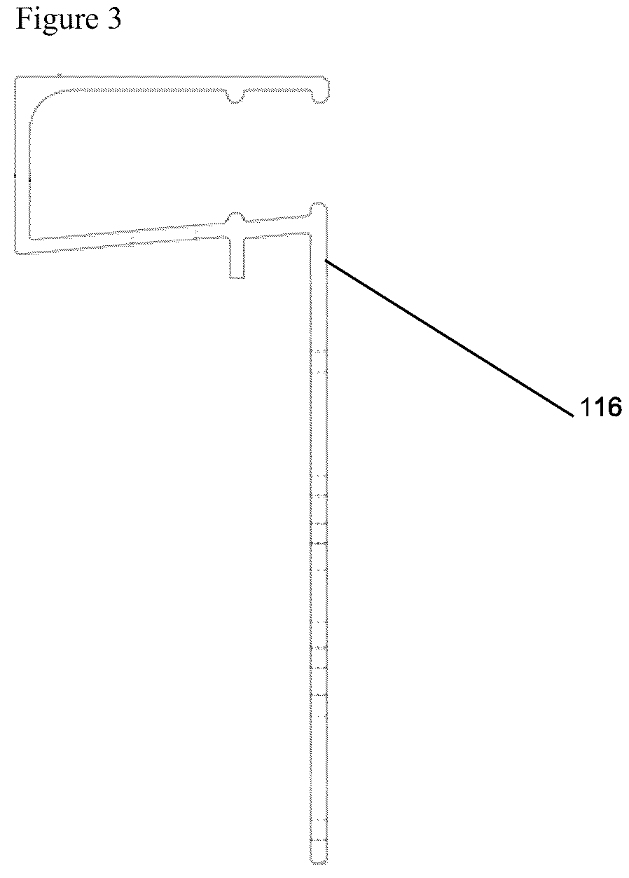 Patent US12320115 Figure 3 – Top of wall ventilation screed device and assembly