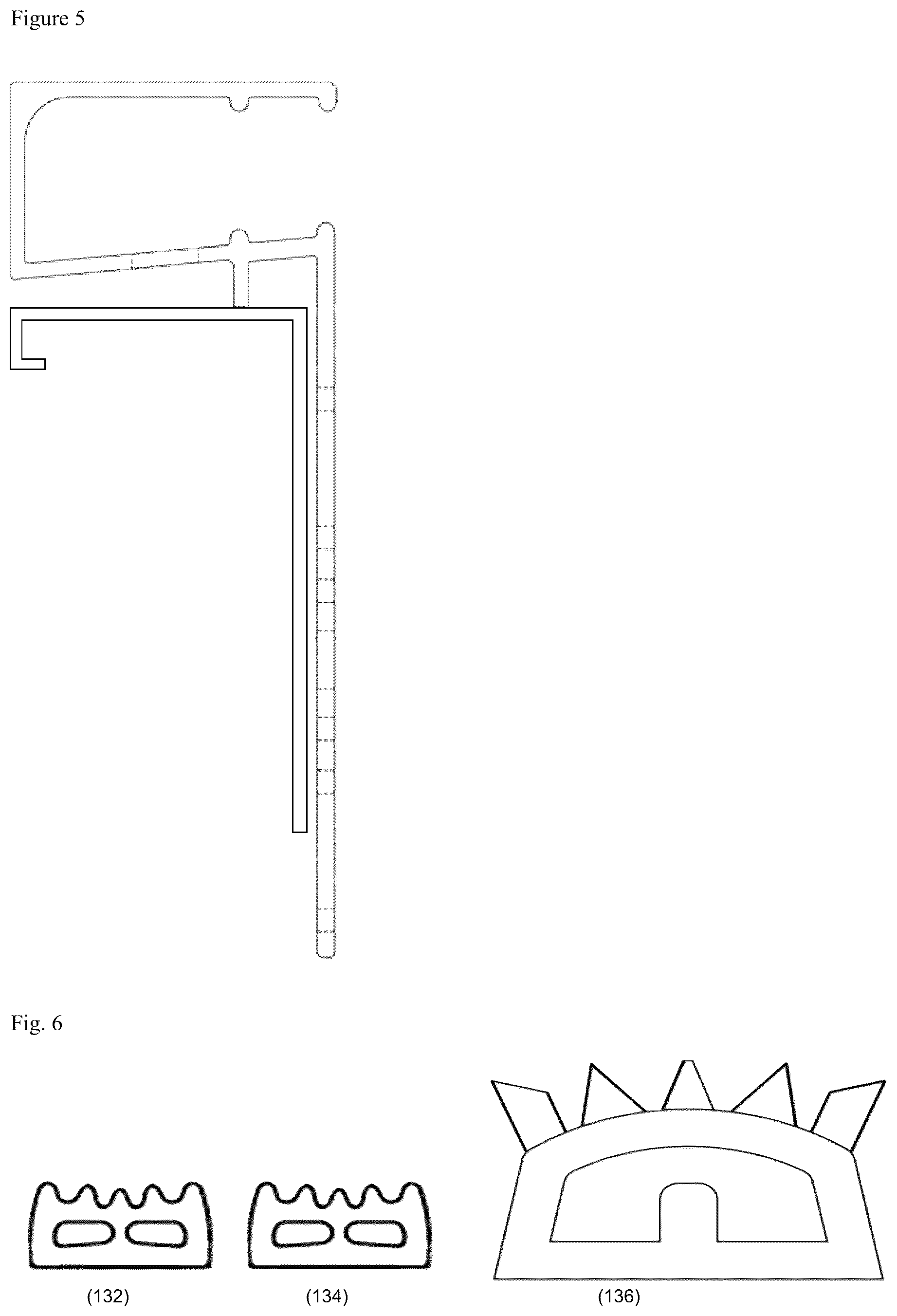 Patent US12320115 Figure 5 – Top of wall ventilation screed device and assembly
