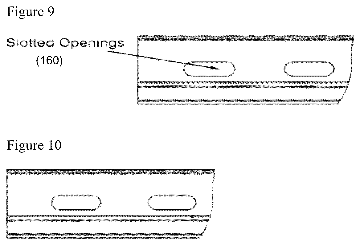 Patent US12320115 Figure 8 – Top of wall ventilation screed device and assembly