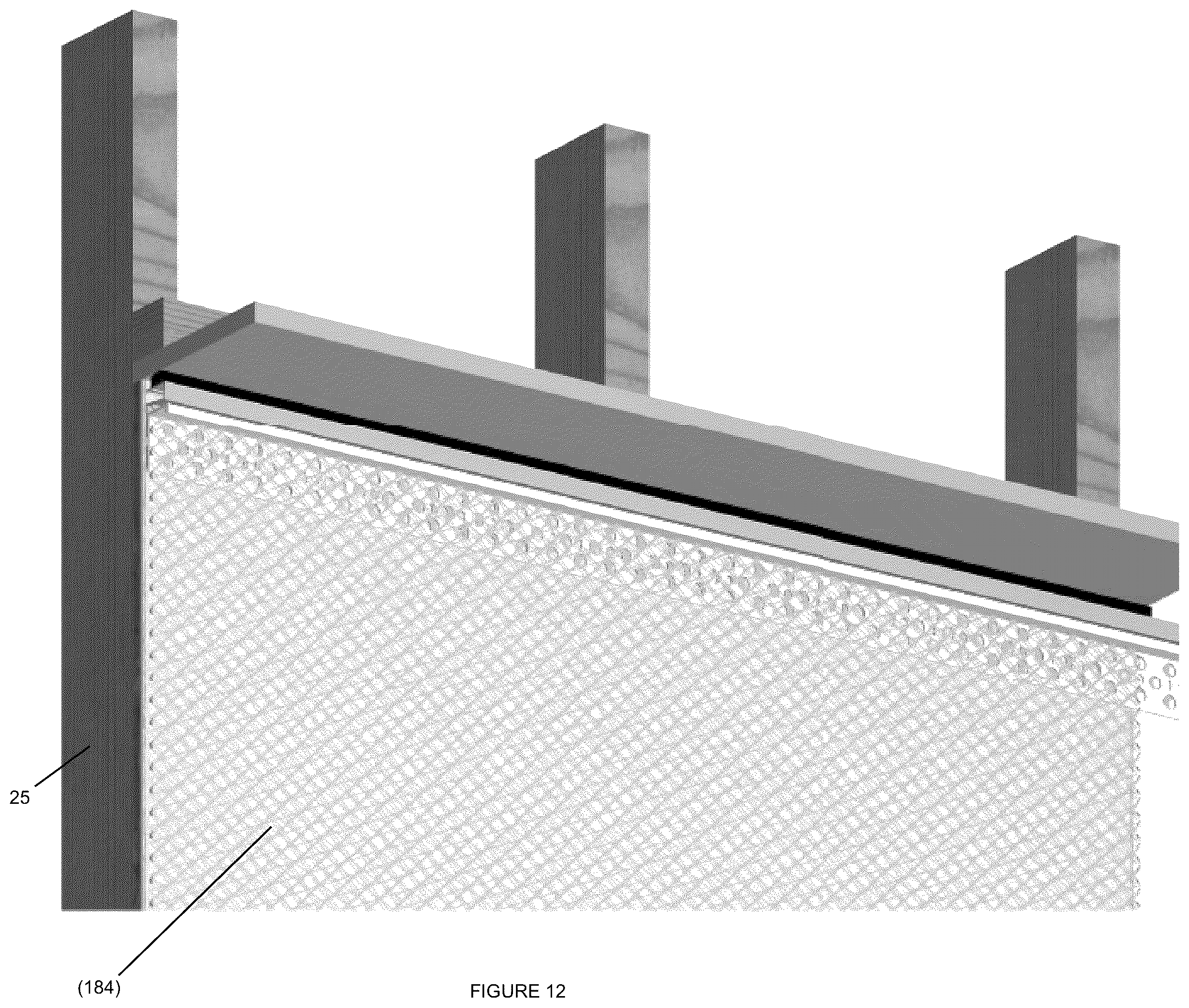 Patent US12320115 Figure 10 – Top of wall ventilation screed device and assembly