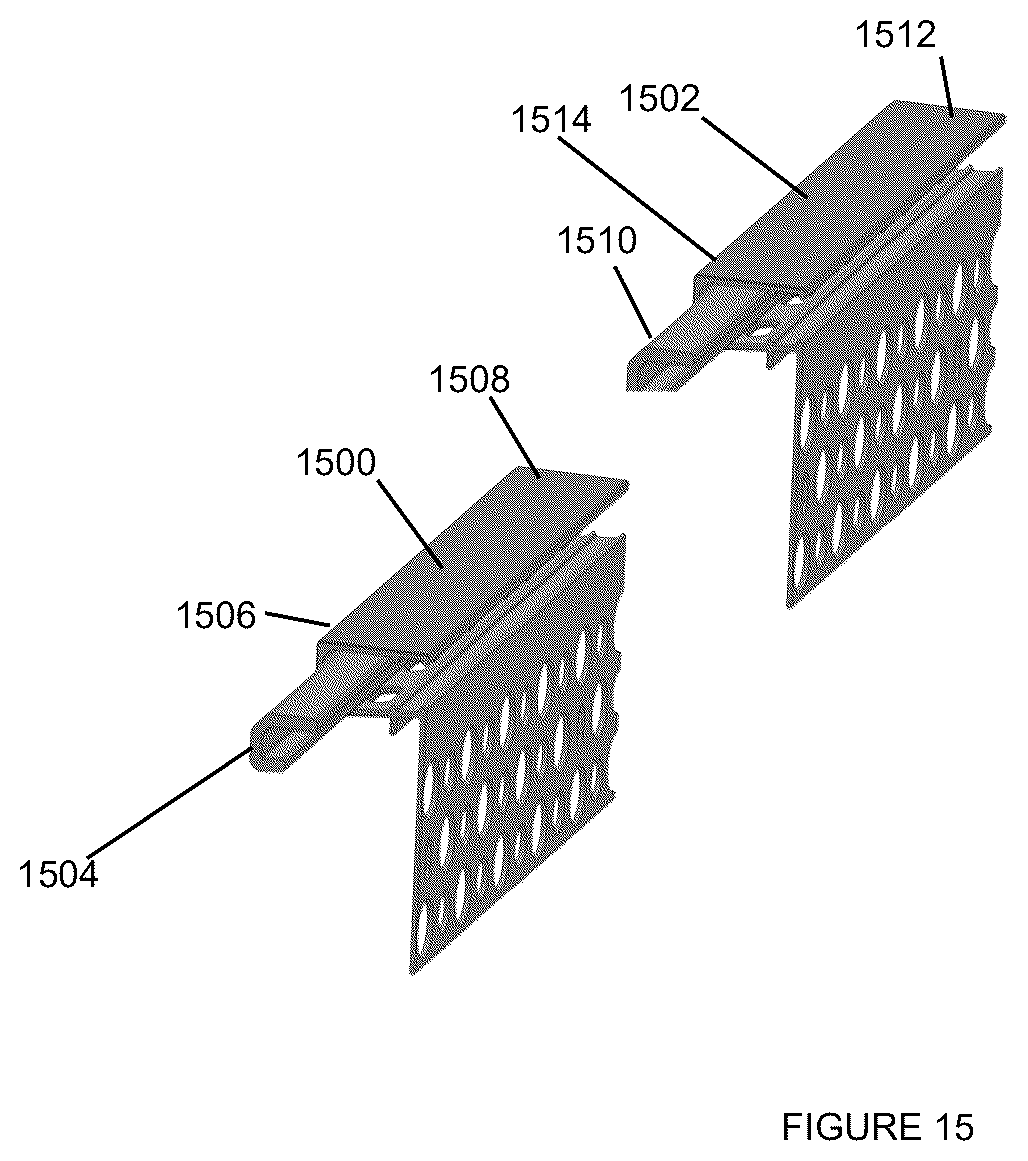 Patent US12320115 Figure 13 – Top of wall ventilation screed device and assembly