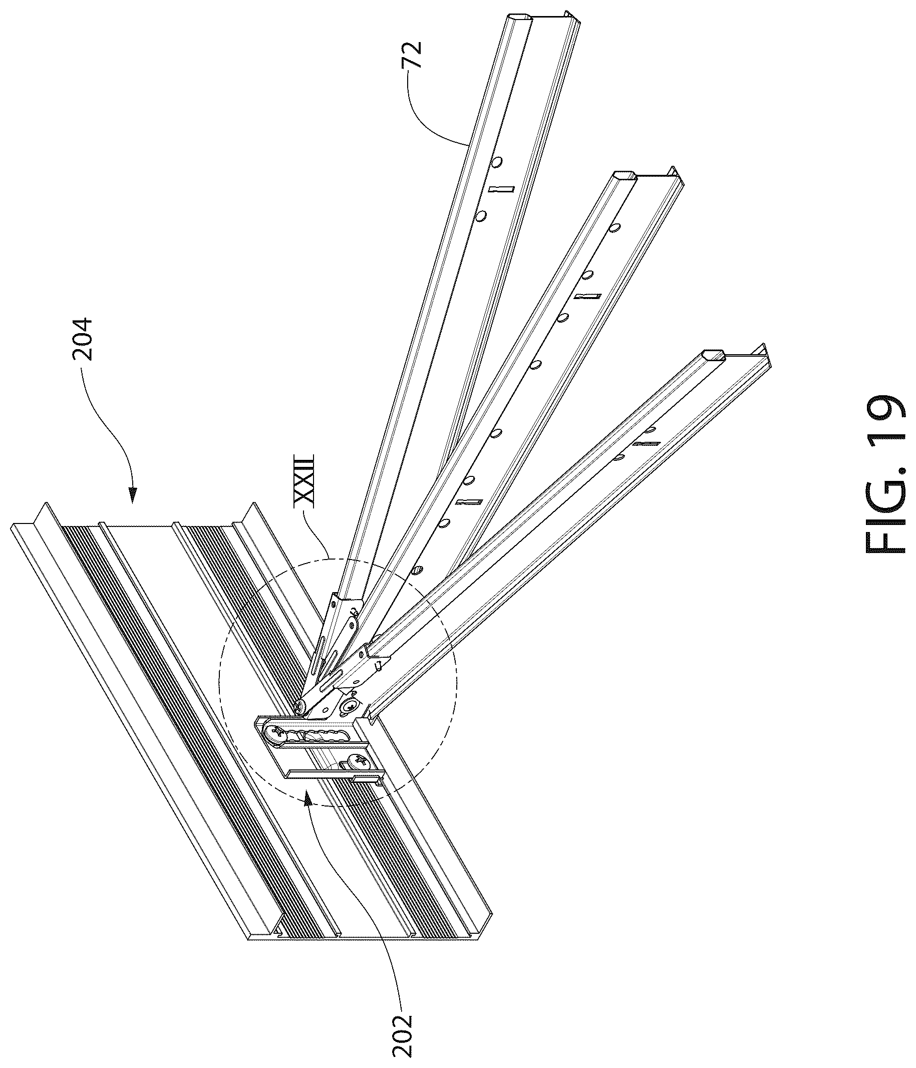 Patent US12320116 Figure 15 – Ceiling system