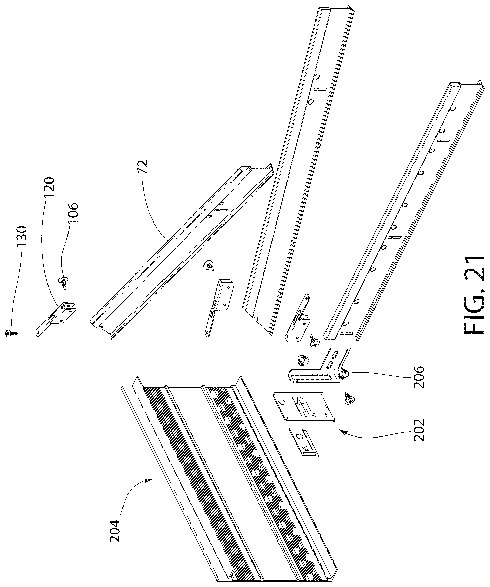 Patent US12320116 Figure 17 – Ceiling system