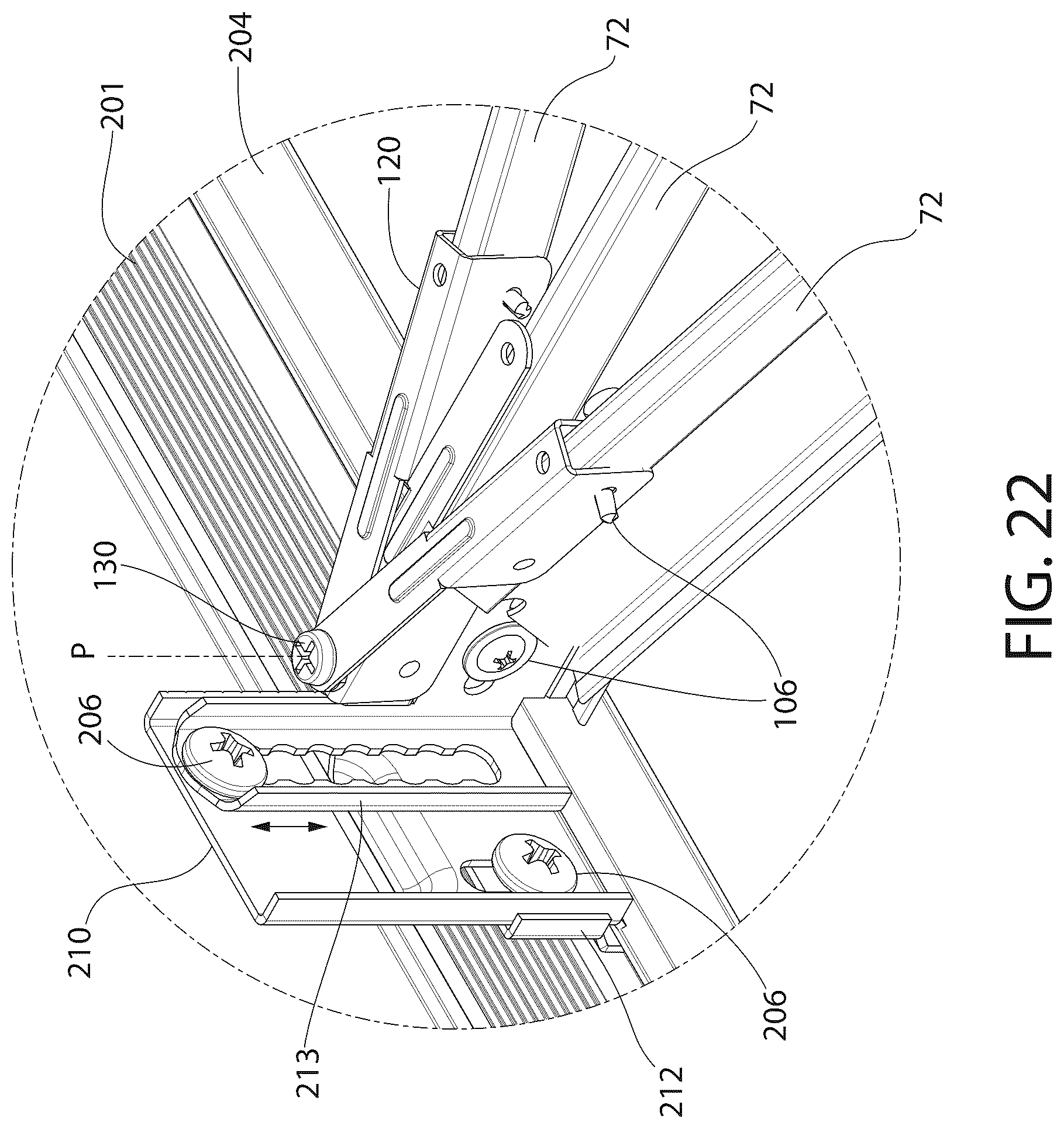 Patent US12320116 Figure 18 – Ceiling system
