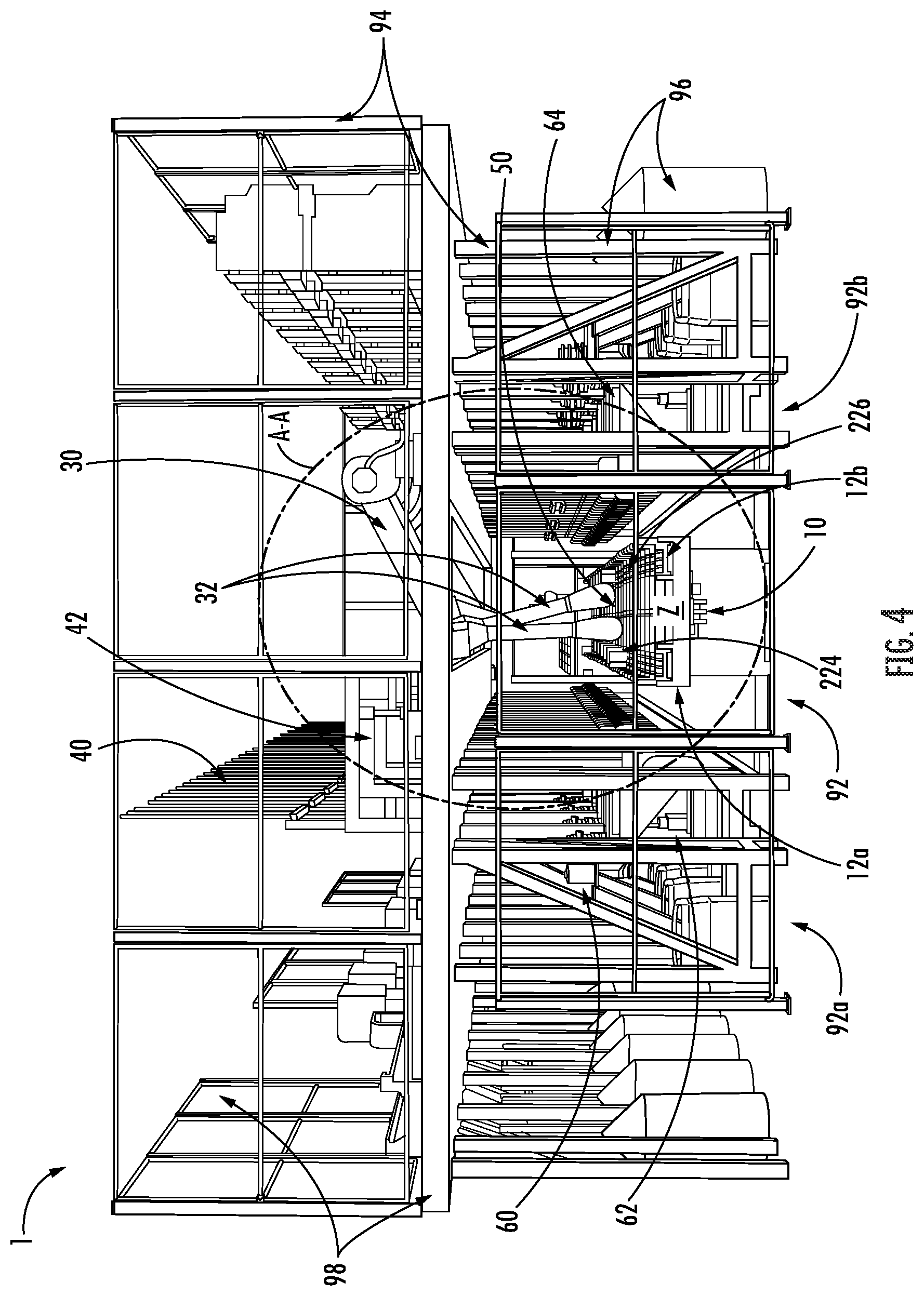 Patent US12320117 Figure 7 – Joist table systems and methods