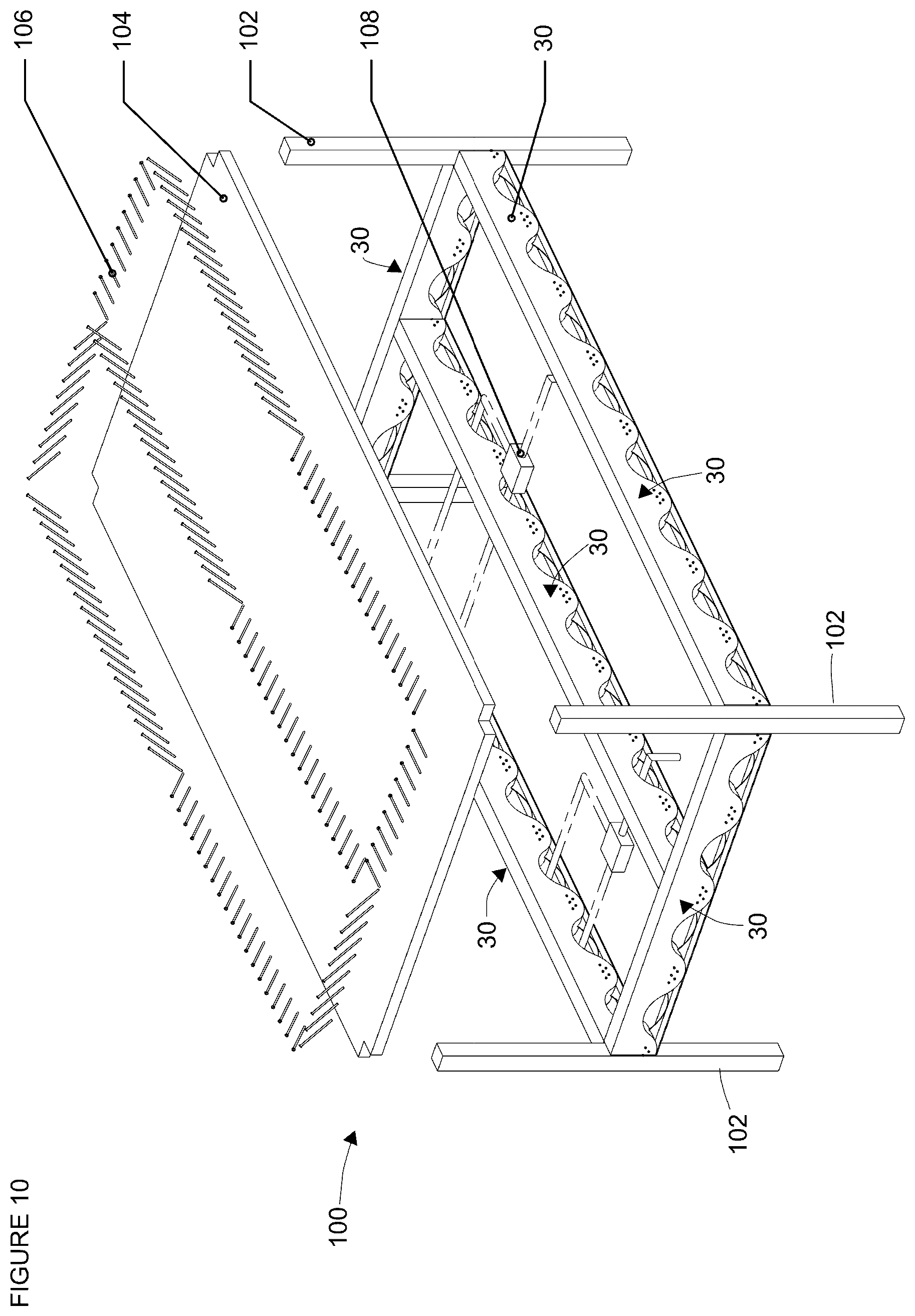 Patent US12320118 Figure 10 – Composite floor beam