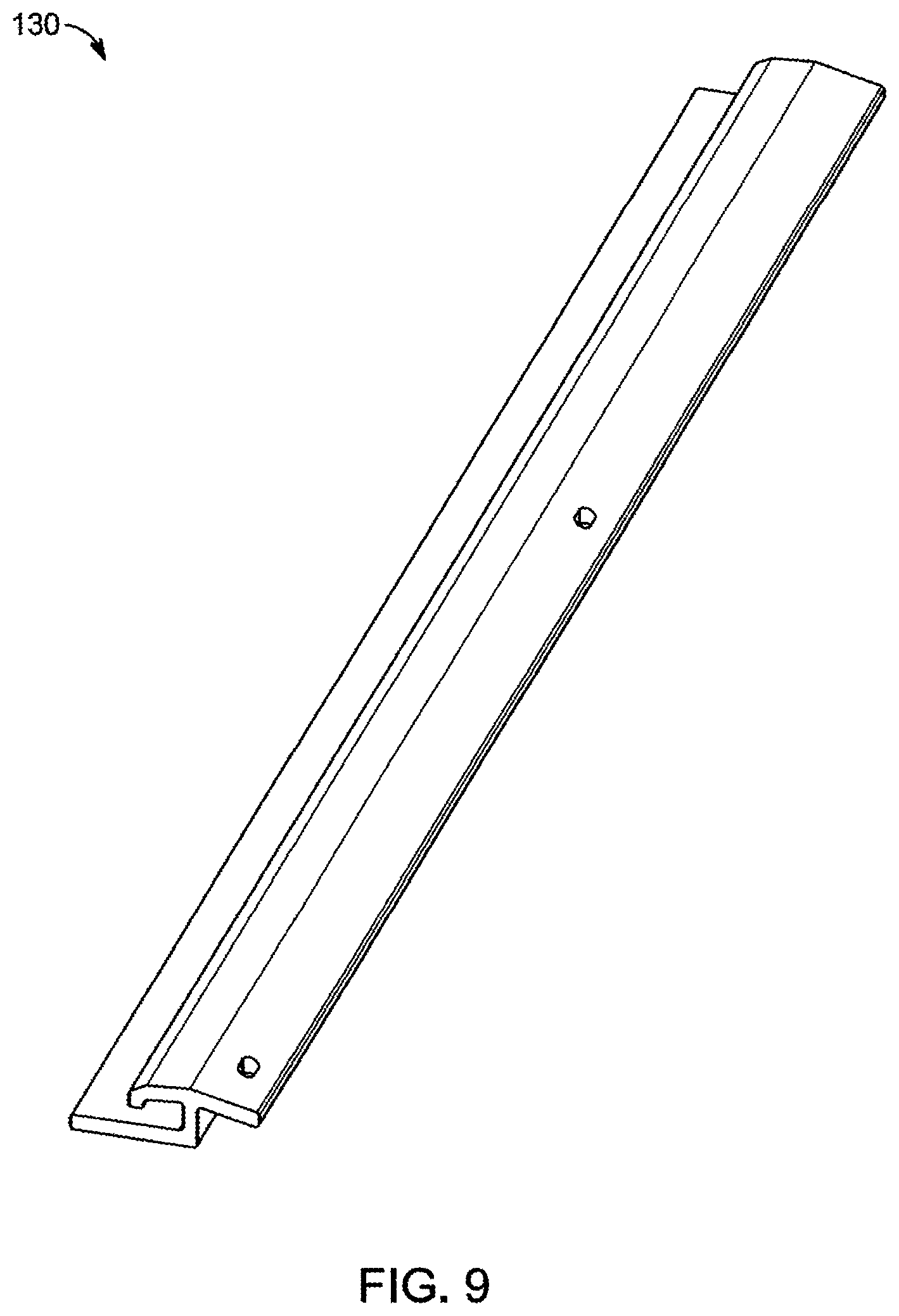 Patent US12320120 Figure 9 – Modular assemblies for gutter guard systems with customizable main bodies and screens