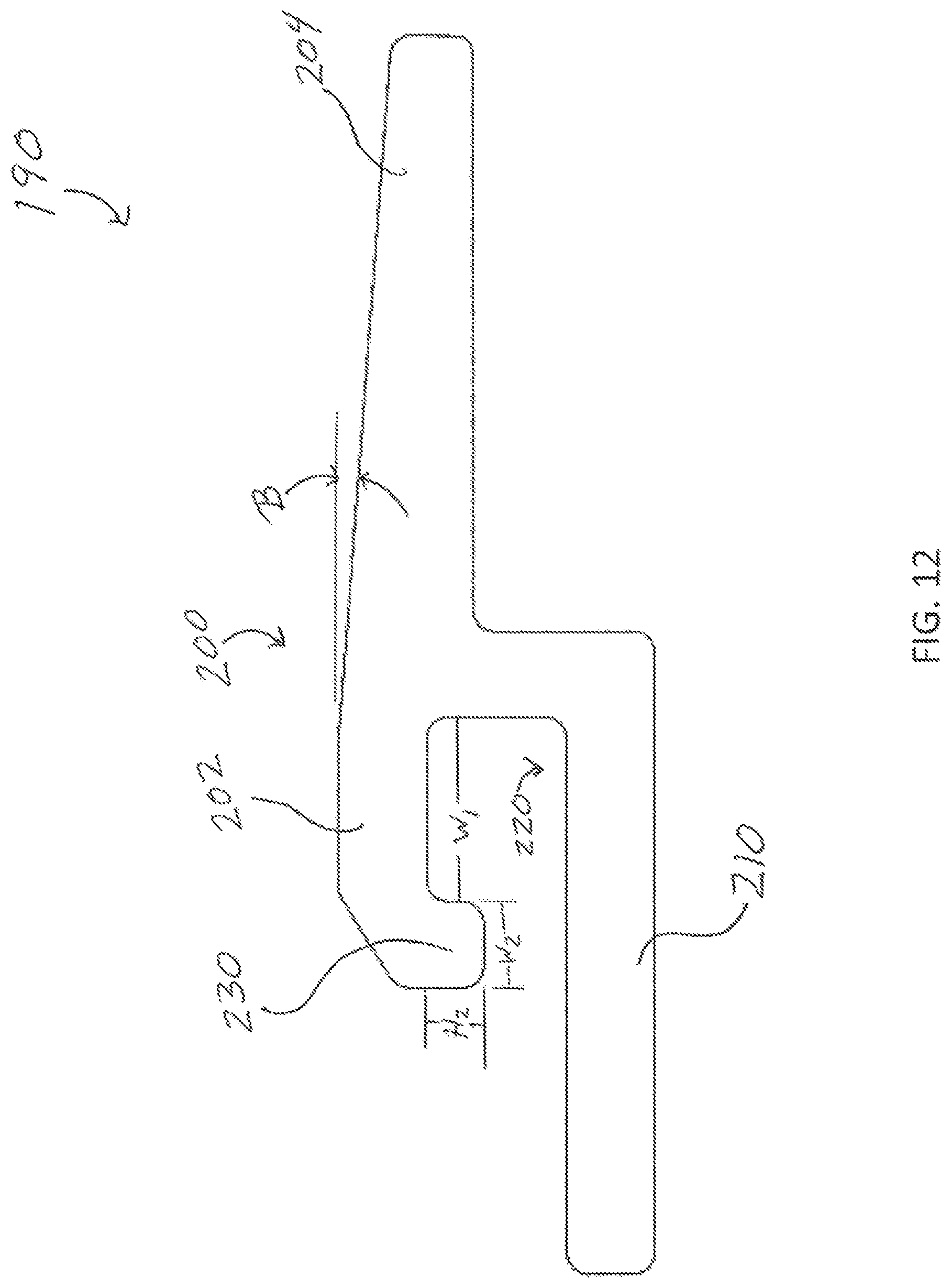 Patent US12320120 Figure 12 – Modular assemblies for gutter guard systems with customizable main bodies and screens