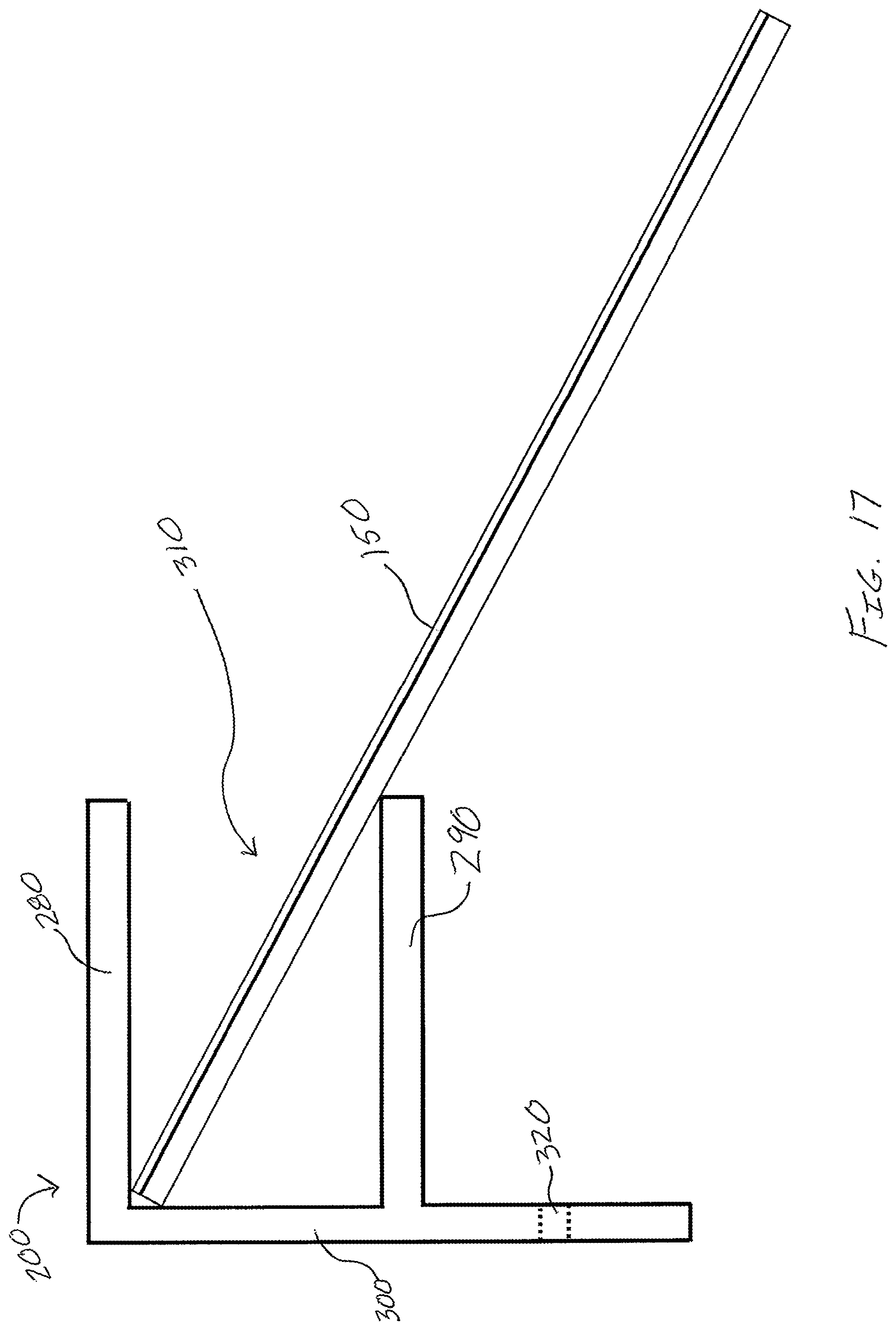 Patent US12320120 Figure 17 – Modular assemblies for gutter guard systems with customizable main bodies and screens
