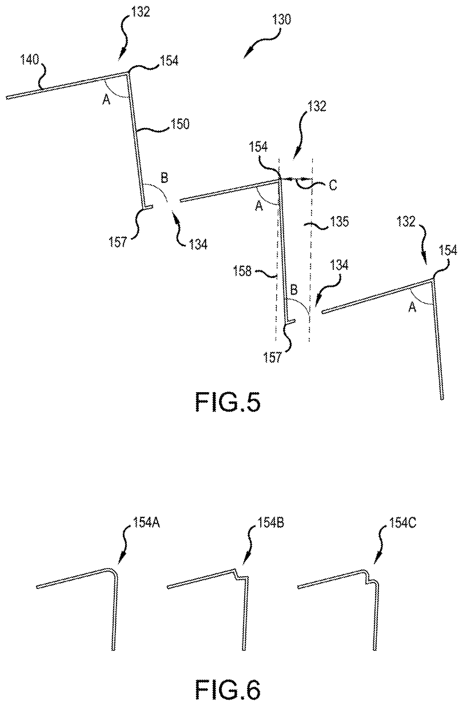 Patent US12320121 Figure 5 – Stepped gutter guard