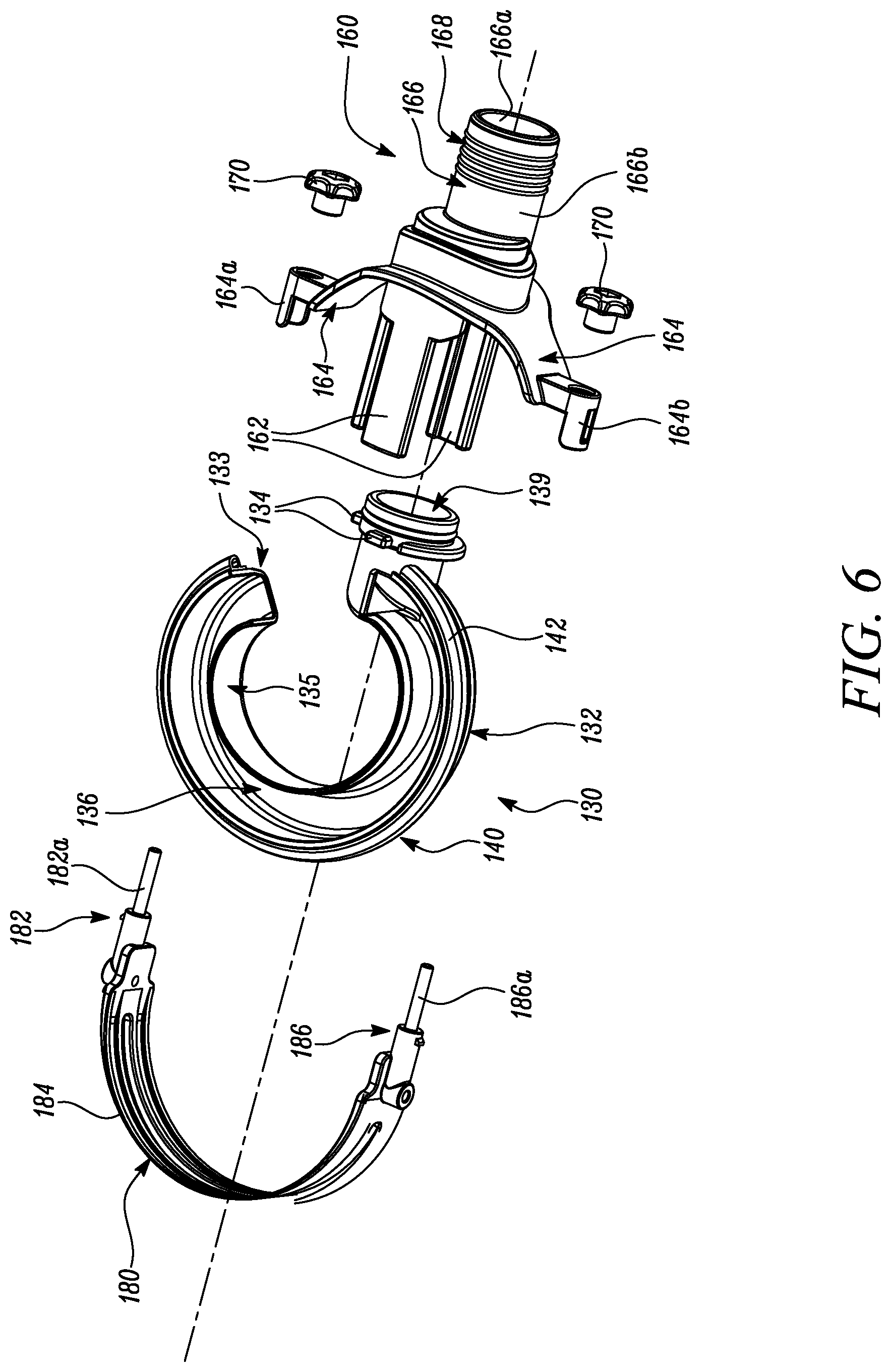 Patent US12320123 Figure 6 – Liquid flow diverter