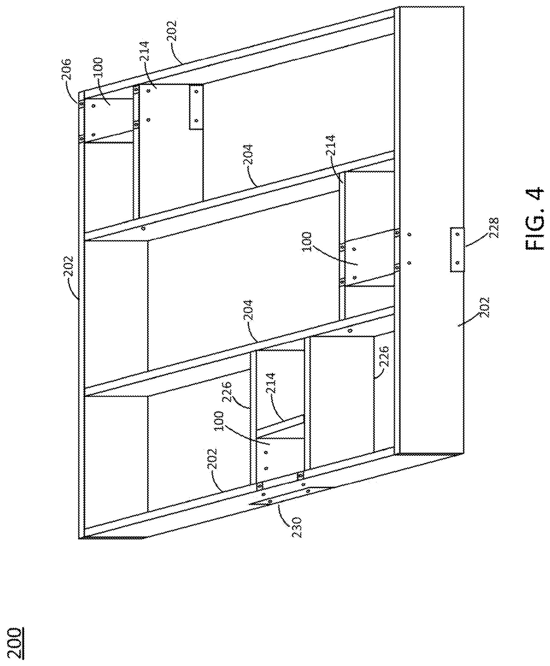 Patent US12320127 Figure 12 – Wood post bracket