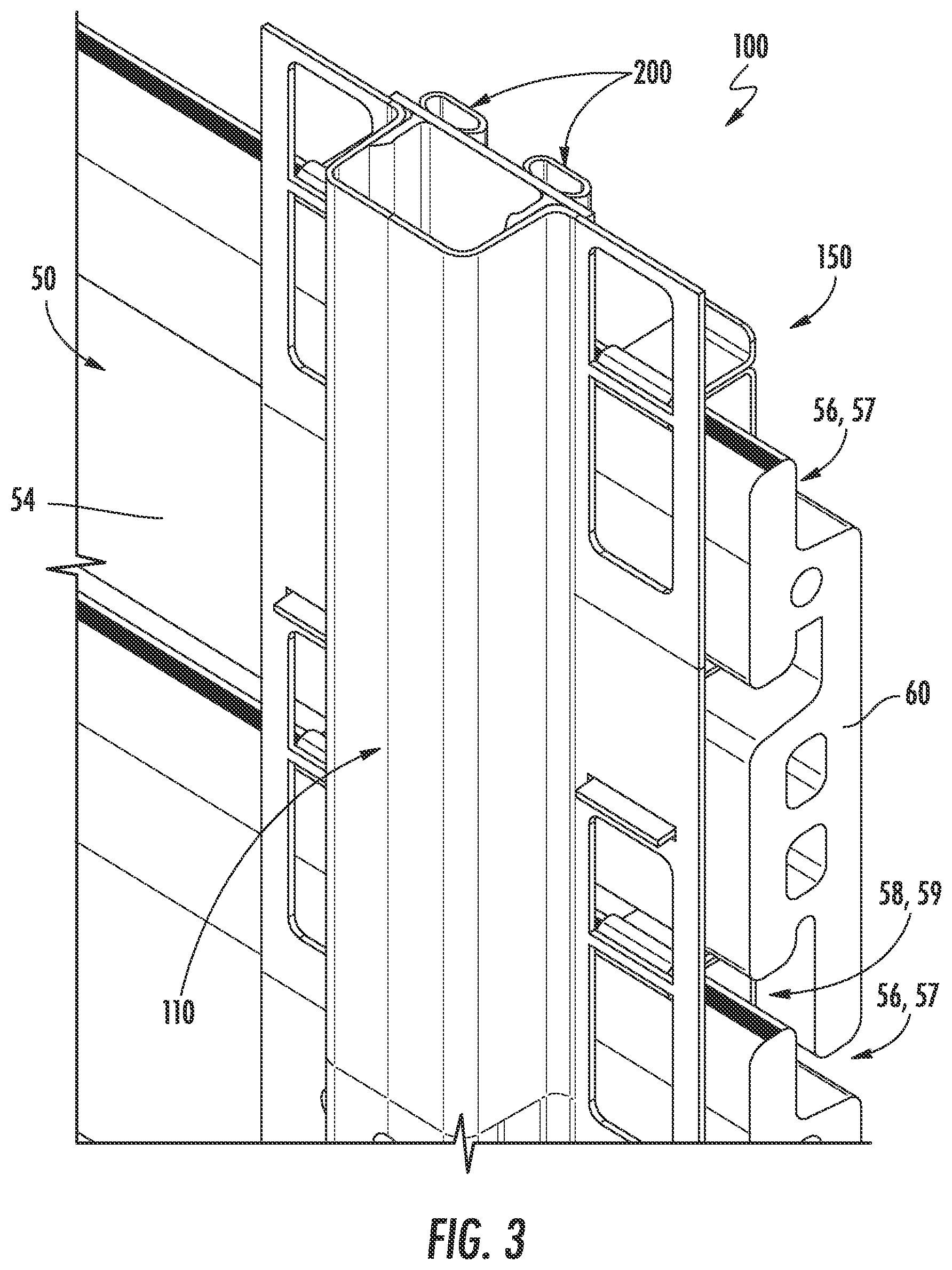 Patent US12320129 Figure 3 – Coupling system for mounting tiles to a building