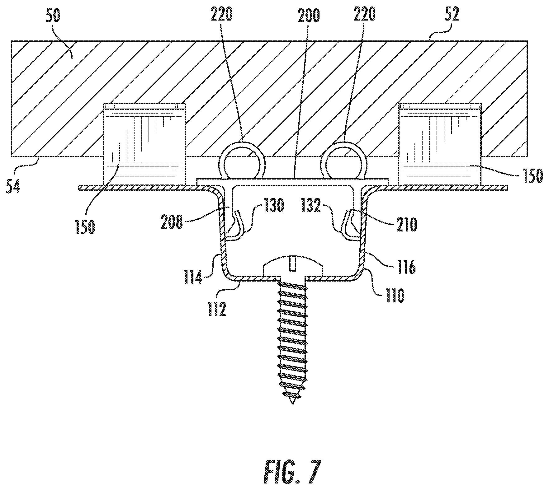 Patent US12320129 Figure 7 – Coupling system for mounting tiles to a building
