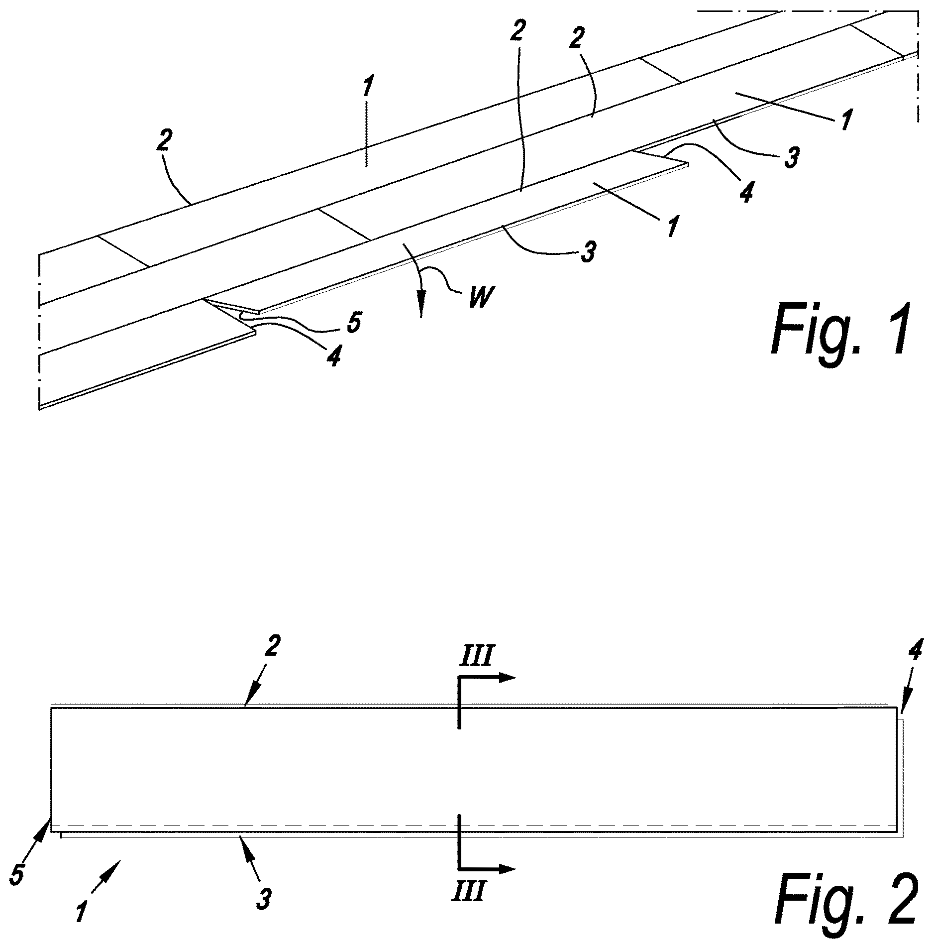 Patent US12320130 Figure 1 – Floor panels and method for producing floor panels and cutting tools used therein