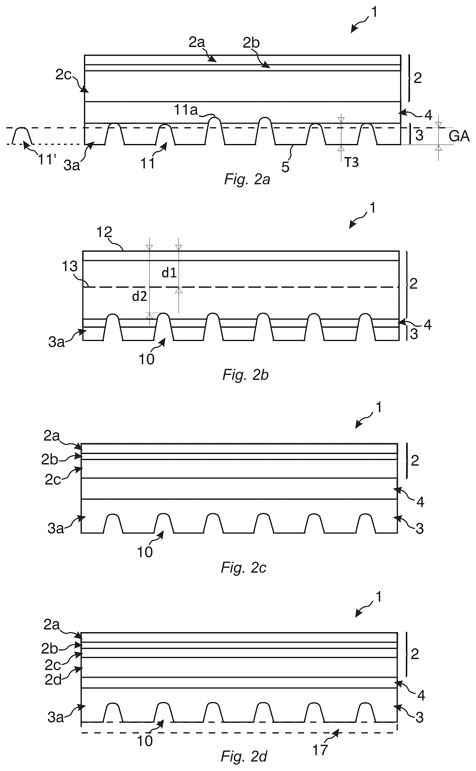 Patent US12320131 Figure 2 – Thermoplastic-based building panel comprising a balancing layer
