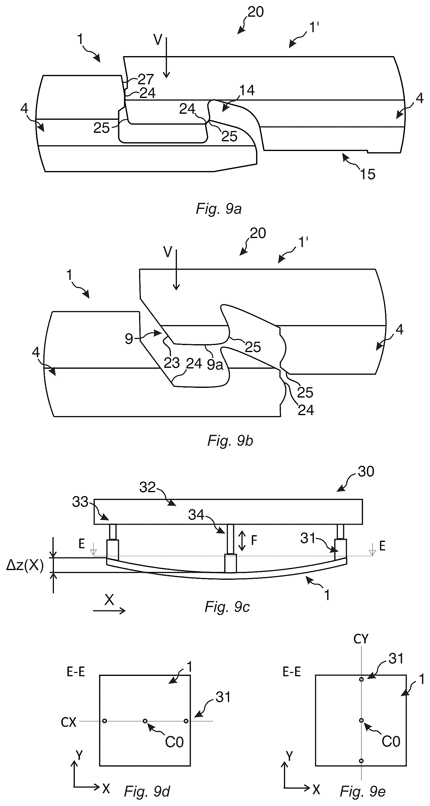 Patent US12320131 Figure 9 – Thermoplastic-based building panel comprising a balancing layer