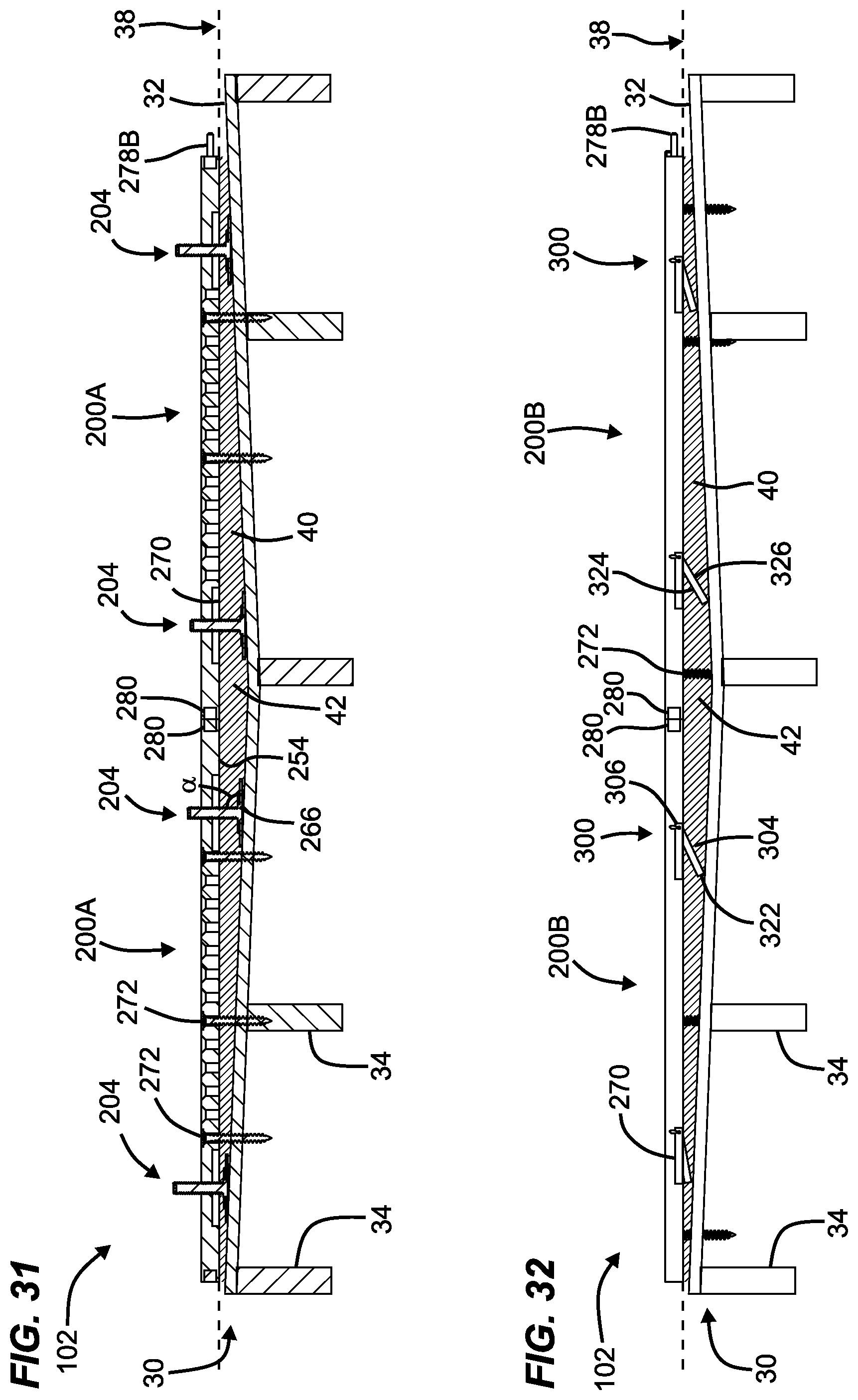 Patent US12320132 Figure 15 – Tile leveling system