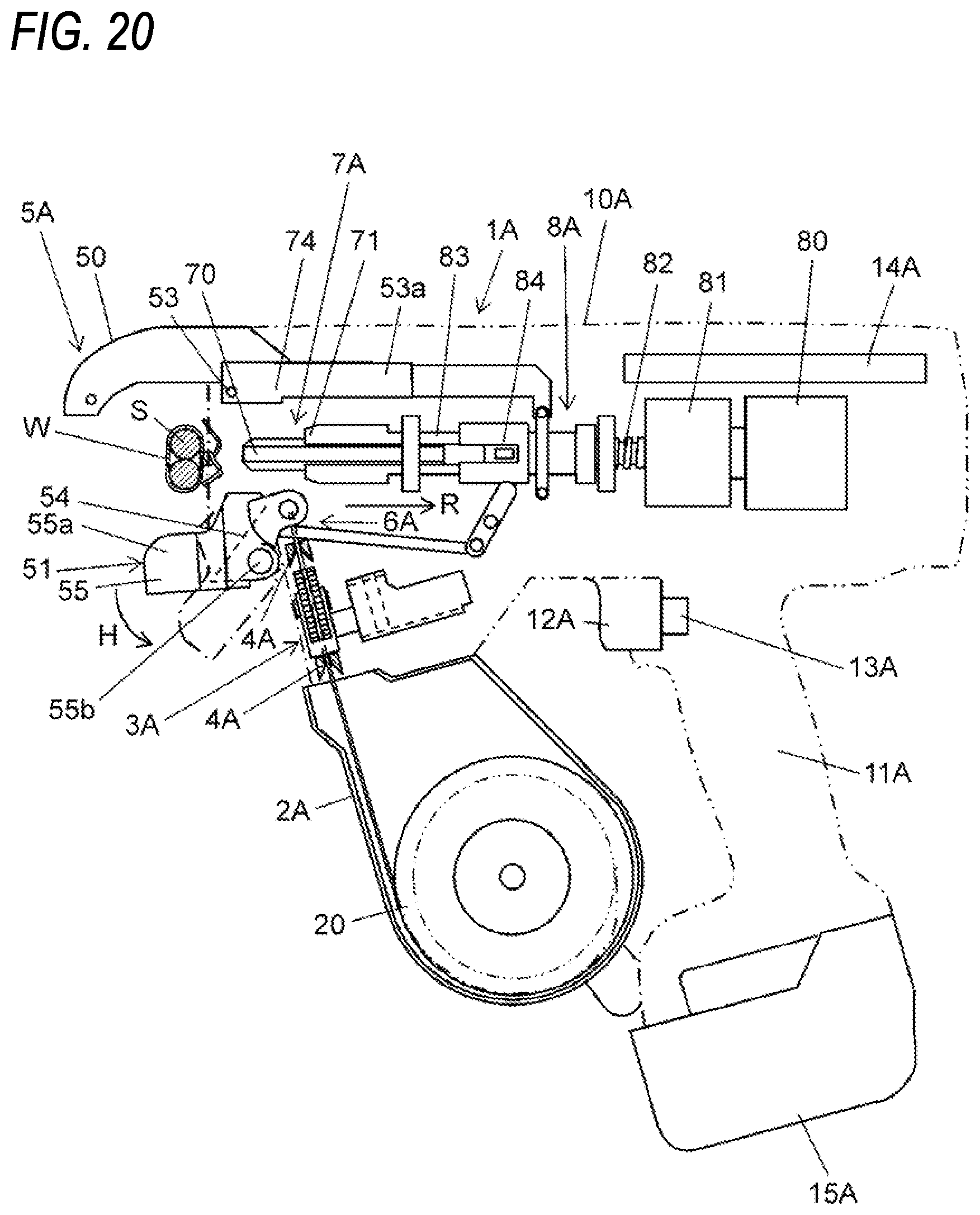 Patent US12320134 Figure 19 – Binding machine