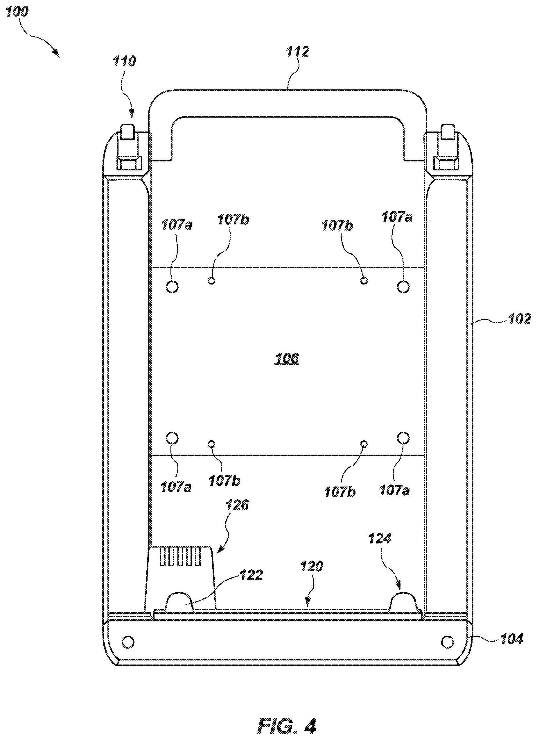 Patent US12320136 Figure 3 – Medical device docking station