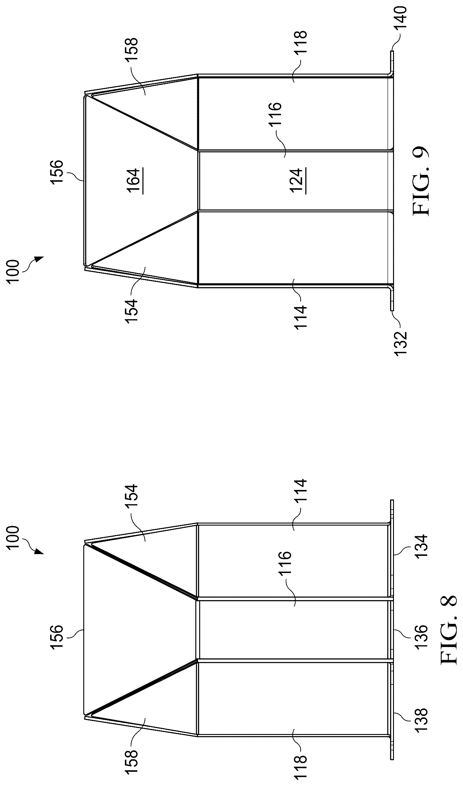 Patent US12320138 Figure 5 – Mailbox post protector with internal toolless interlock