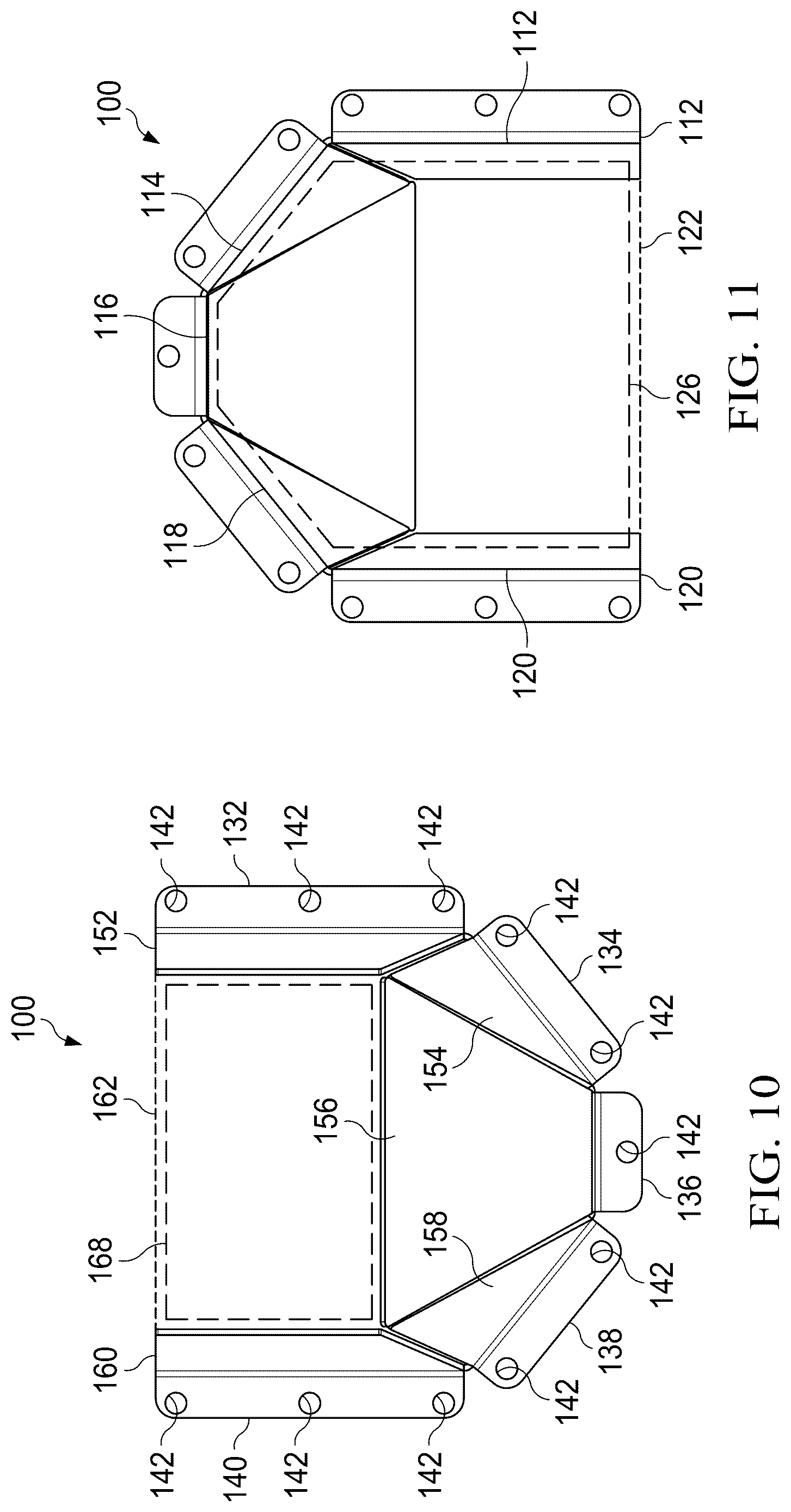 Patent US12320138 Figure 6 – Mailbox post protector with internal toolless interlock