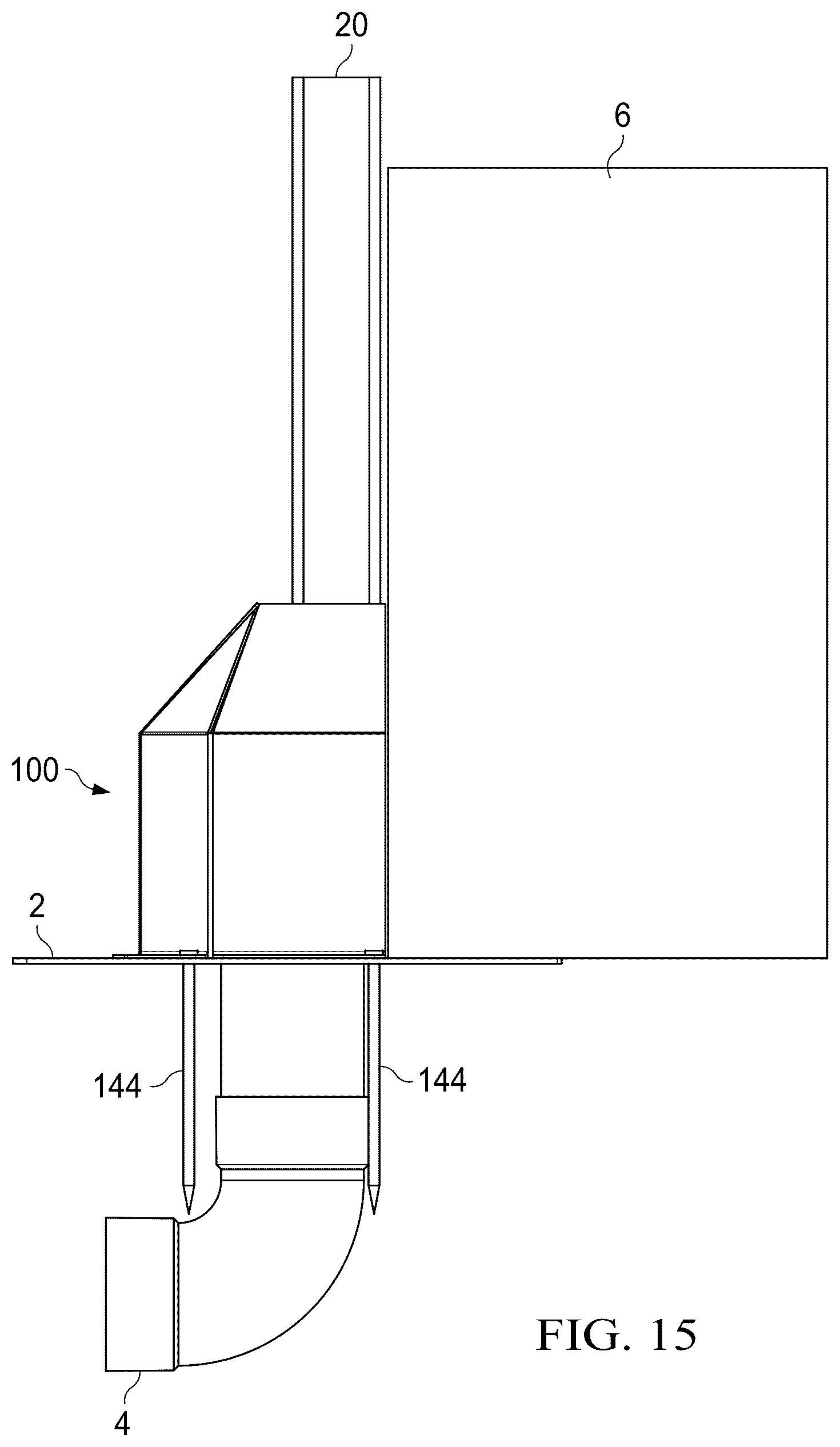 Patent US12320138 Figure 10 – Mailbox post protector with internal toolless interlock