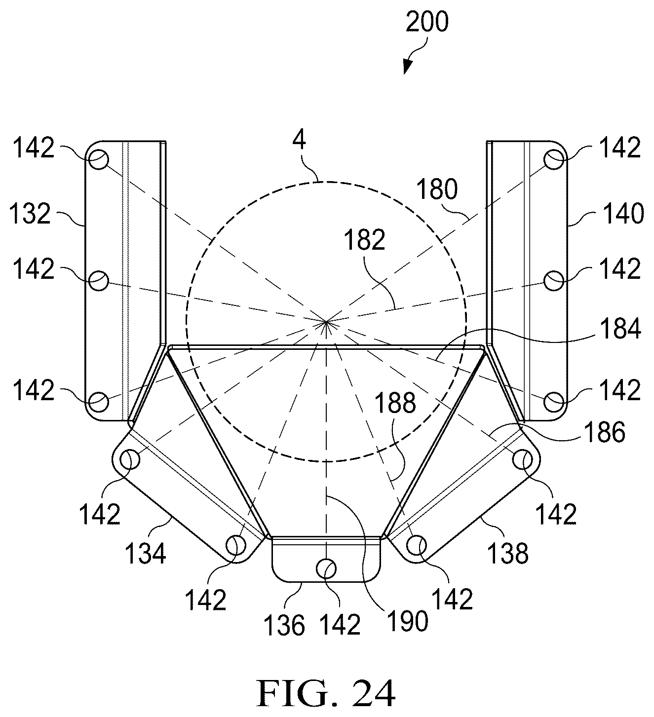 Patent US12320138 Figure 19 – Mailbox post protector with internal toolless interlock