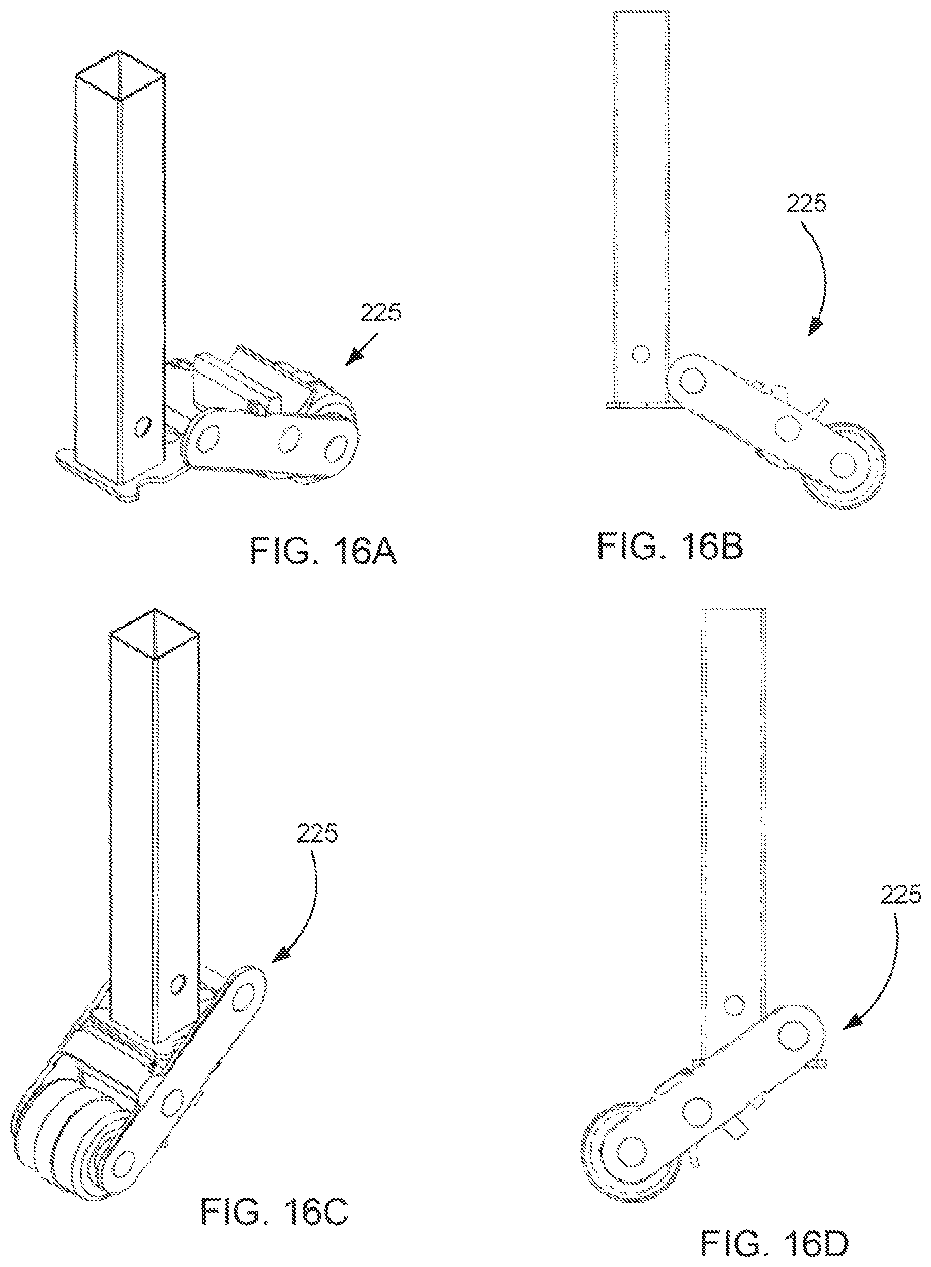 Patent US12320139 Figure 7 – Collapsible canopy with mobility device