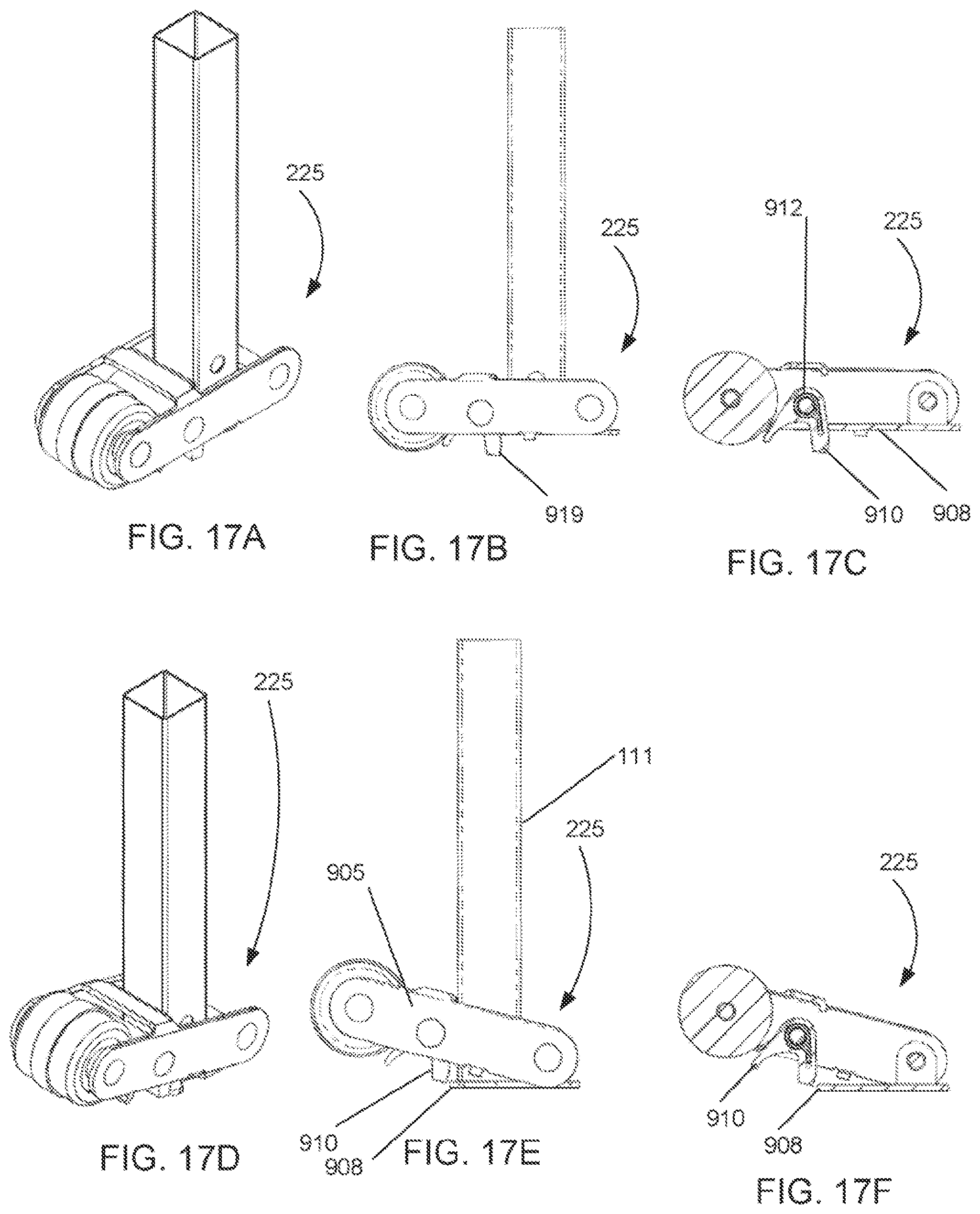 Patent US12320139 Figure 8 – Collapsible canopy with mobility device