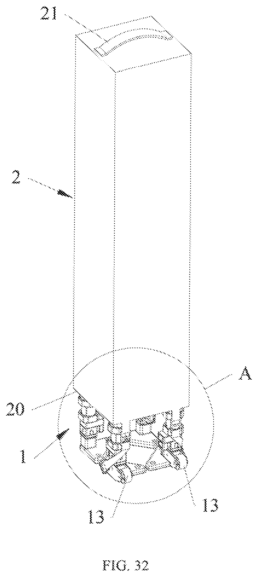 Patent US12320139 Figure 15 – Collapsible canopy with mobility device