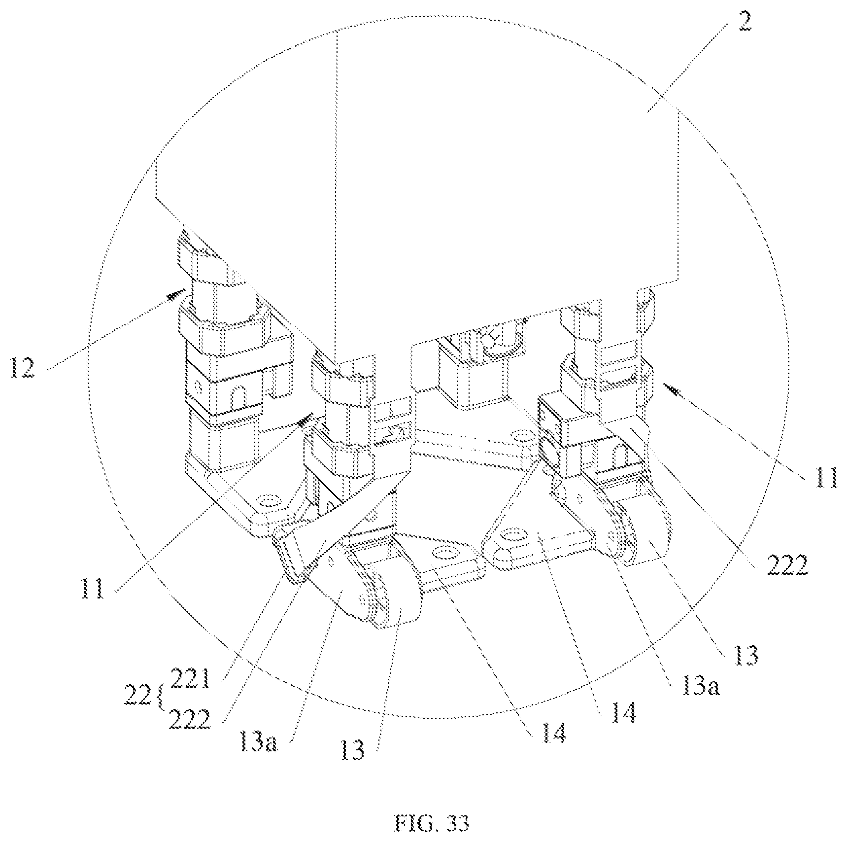 Patent US12320139 Figure 16 – Collapsible canopy with mobility device